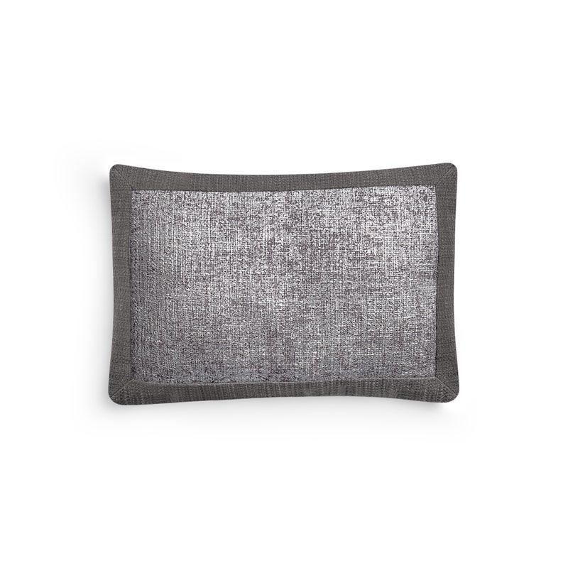 After The Storm Dec Pillow Charcoal and Silver