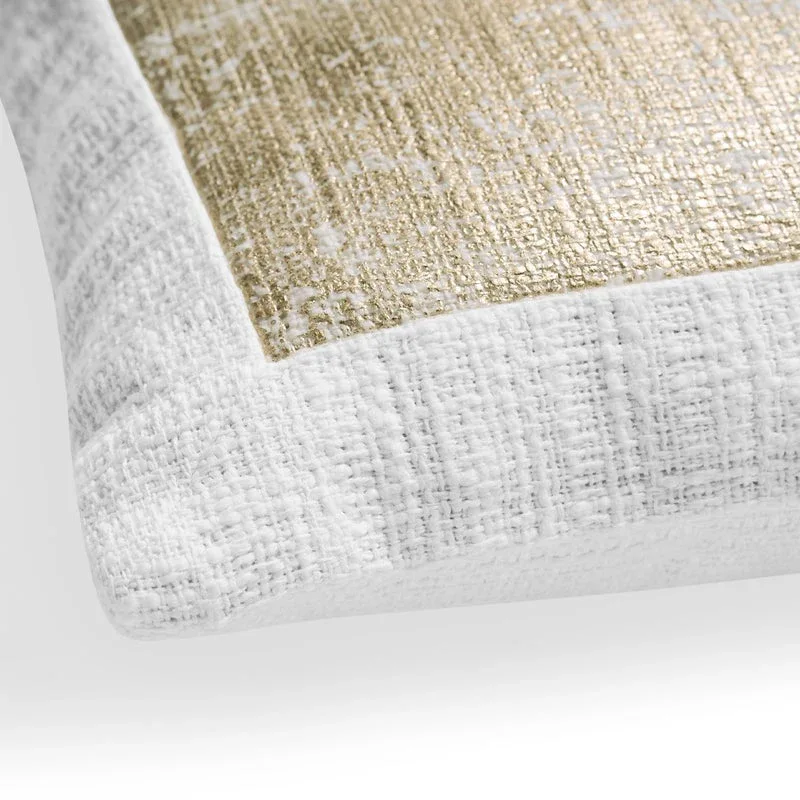 After The Storm Dec Pillow White and Gold - Image 3