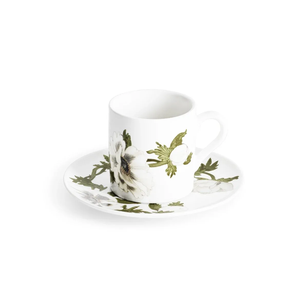 Anemone Painted Demitasse Set of 4 - Image 5