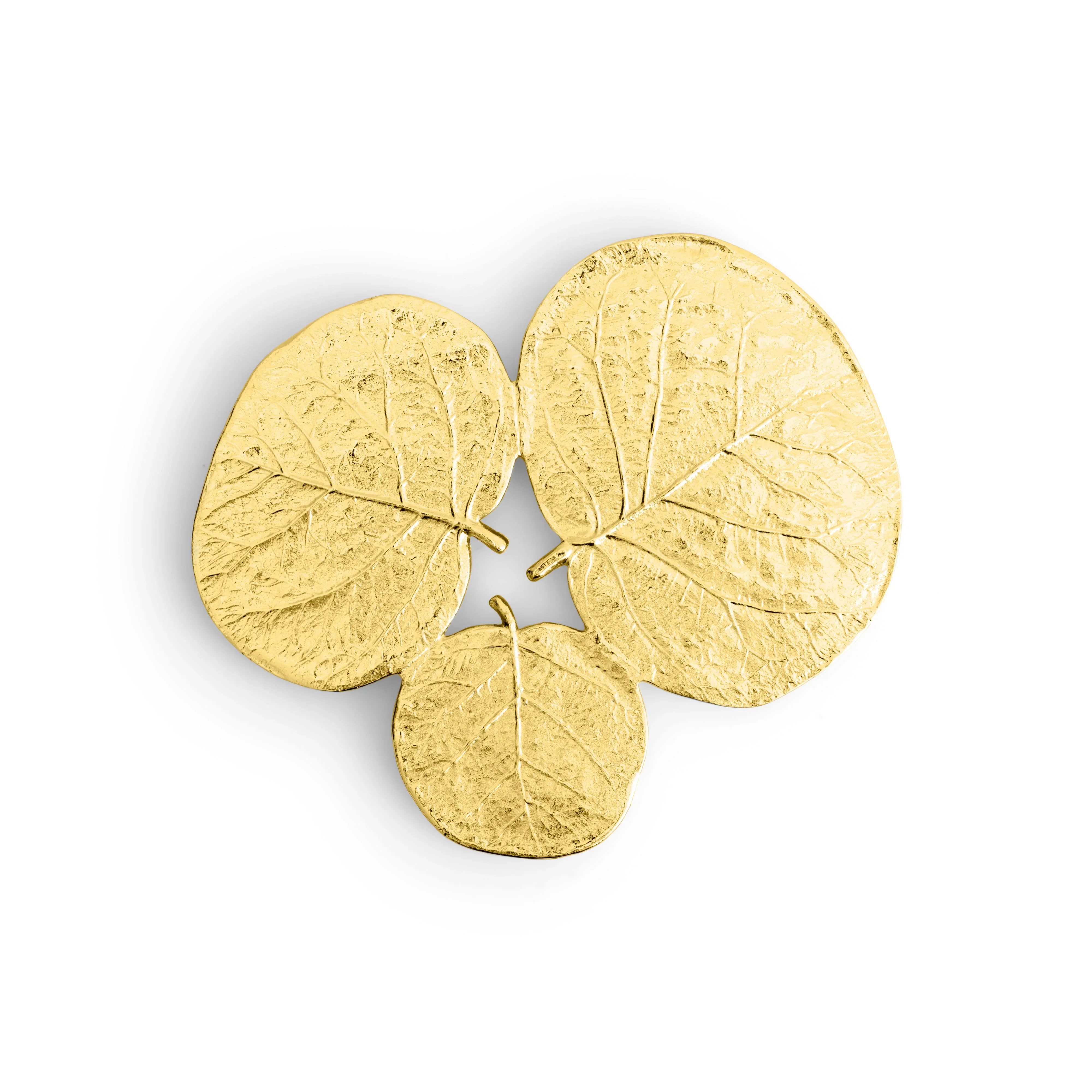 Botanical Leaf Gold Trivet - Image 4
