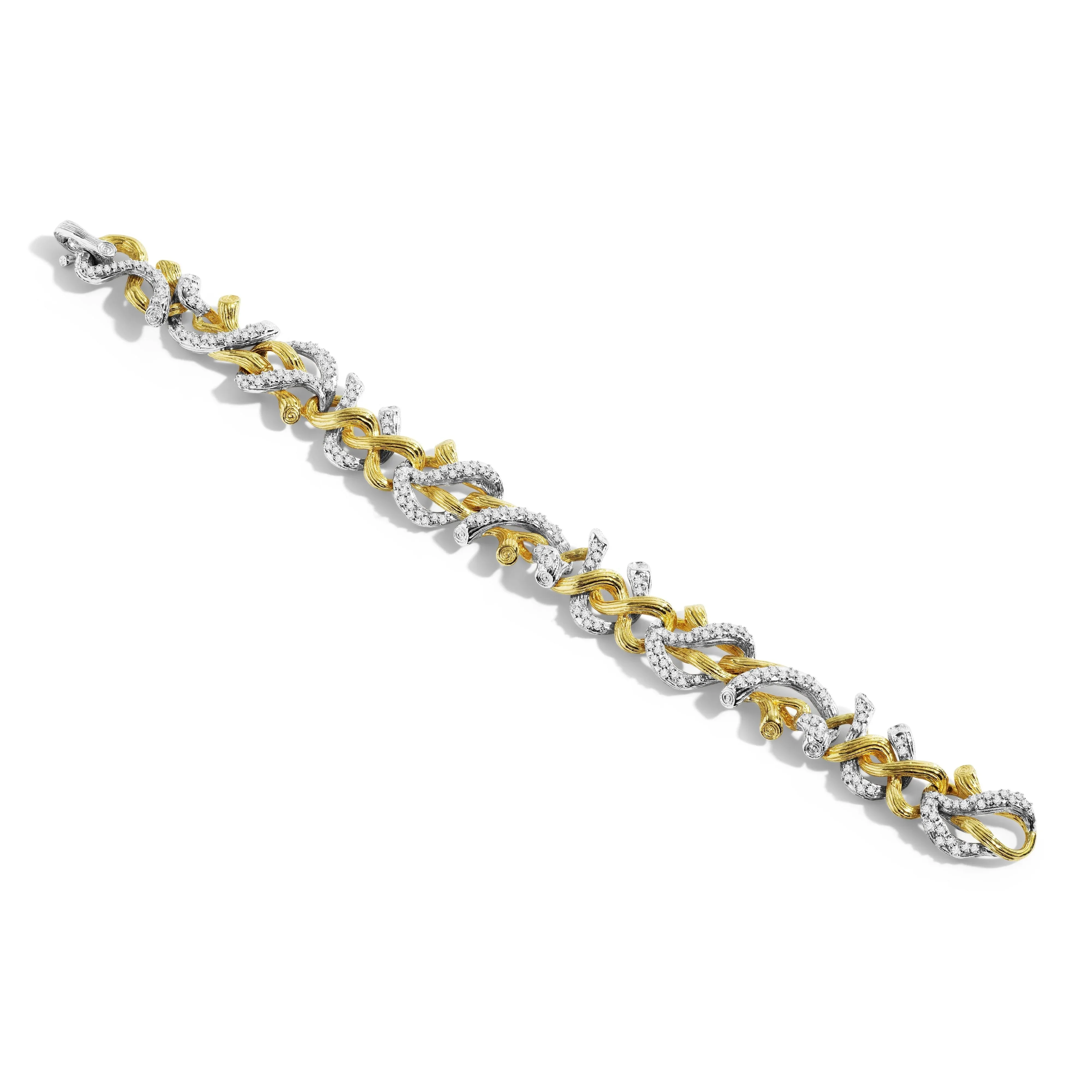 Branch Coral Bracelet with Diamonds - Image 7