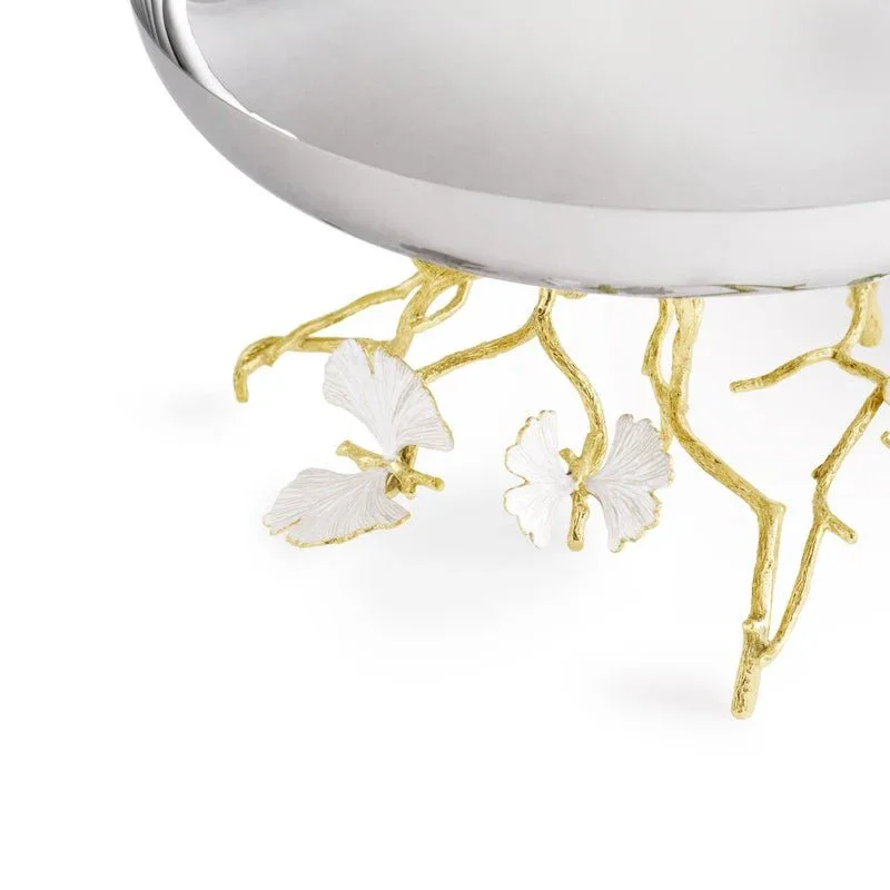 Butterfly Gingko Gold Fruit Bowl - Image 5