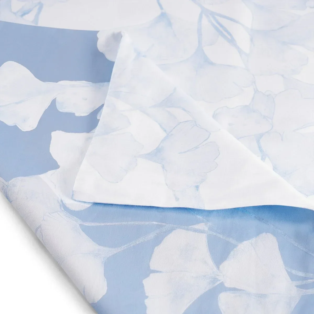 Butterfly Ginkgo King Duvet Sky and White - Image 3
