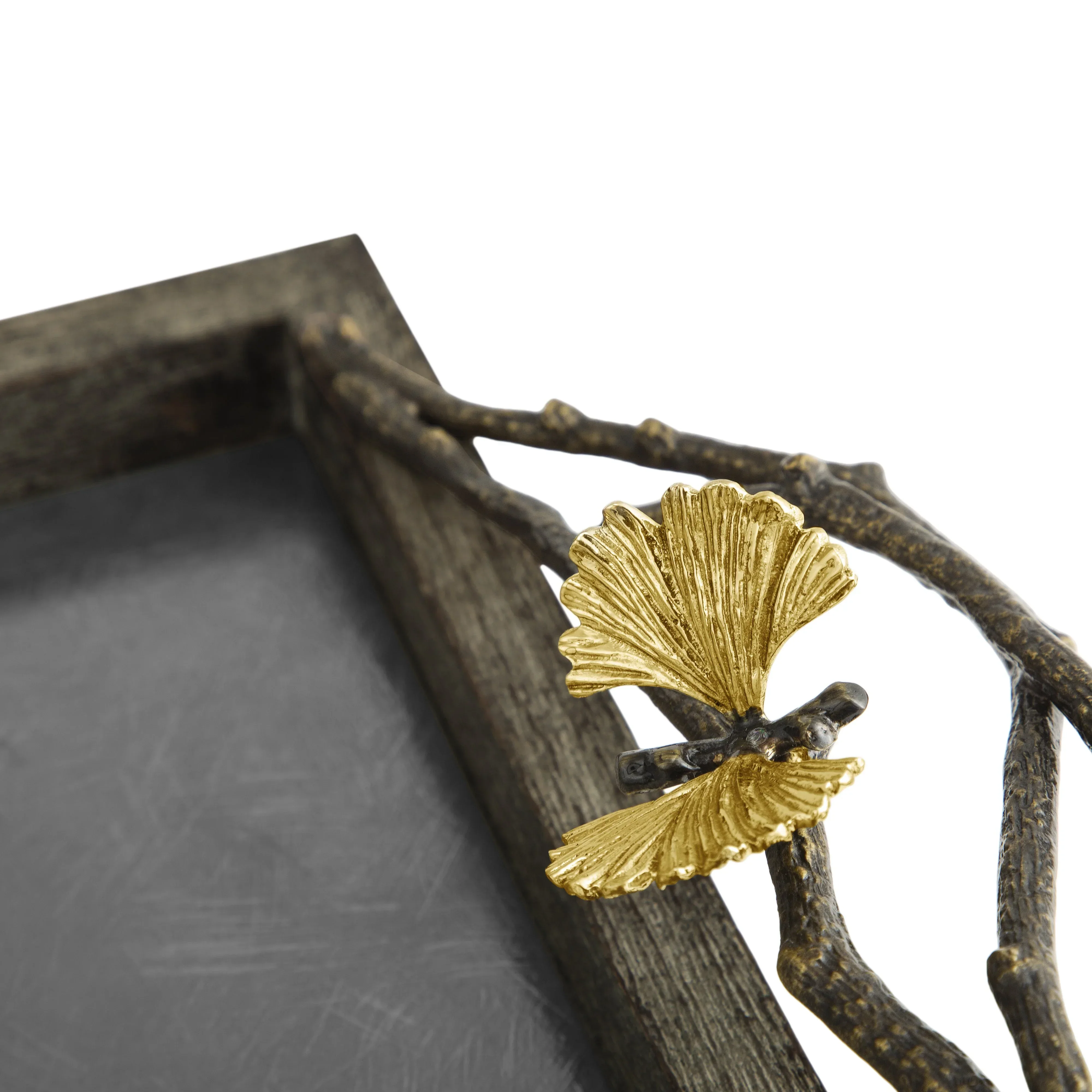 Butterfly Ginkgo Butler Tray Stand - Image 4