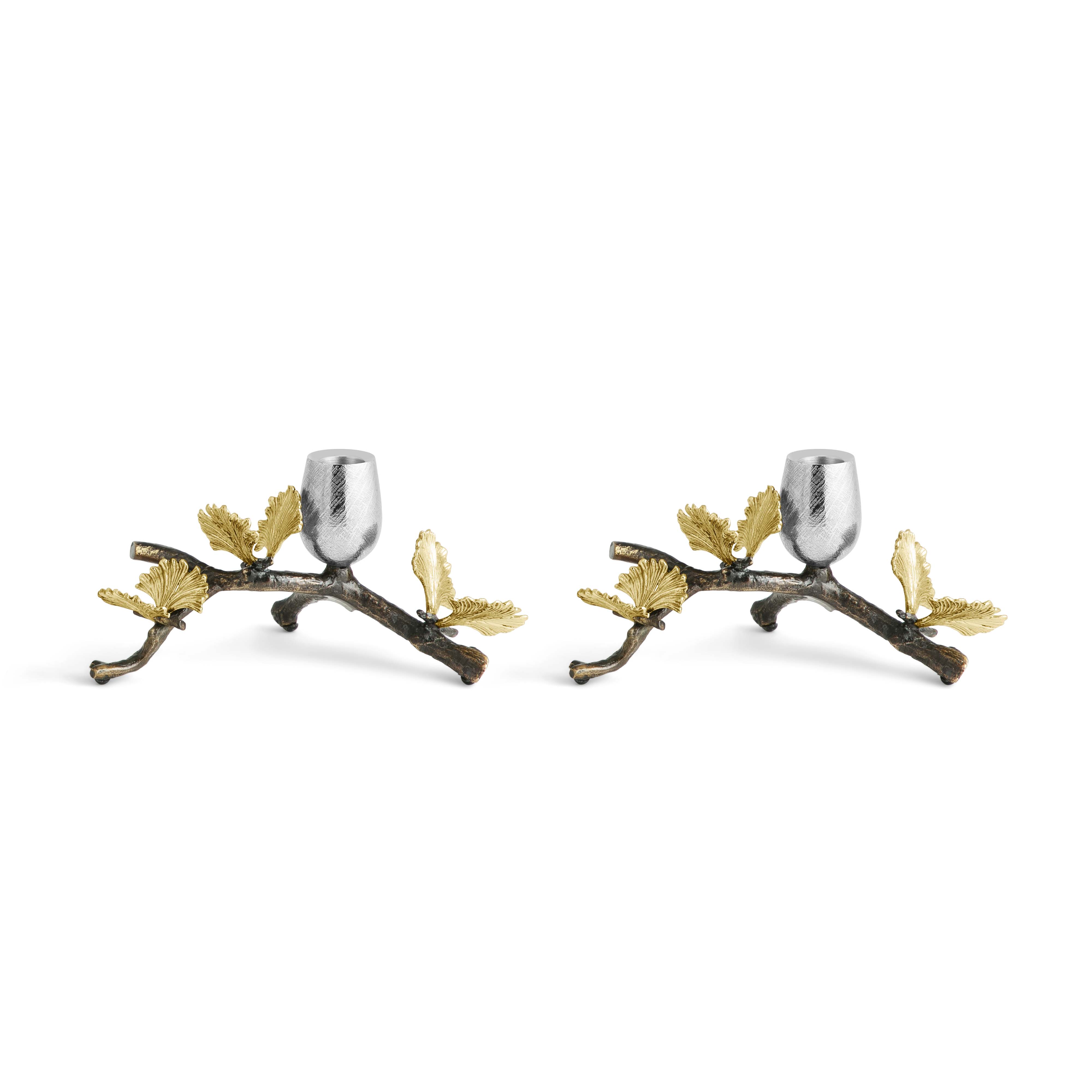 Butterfly Ginkgo Candleholders - Image 5