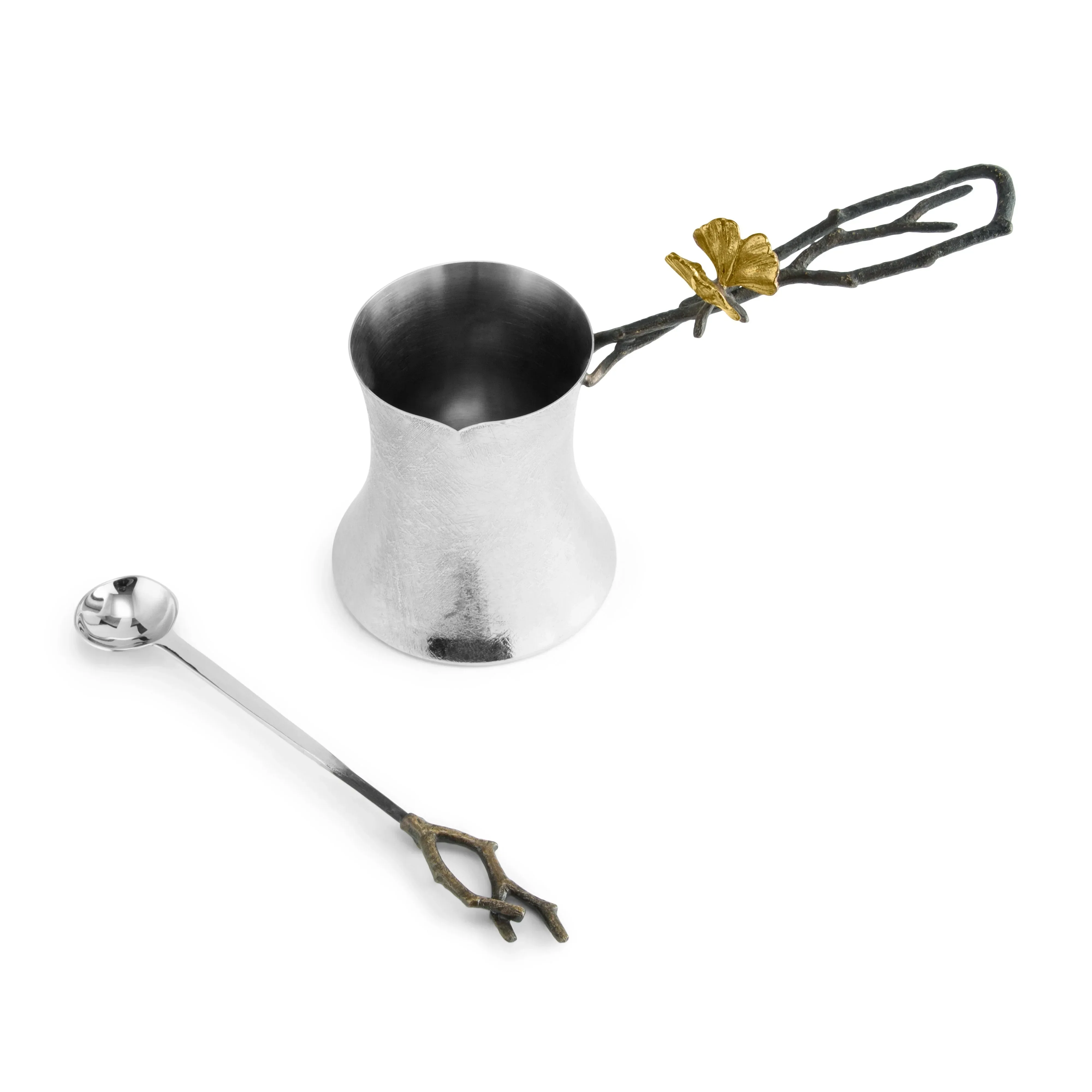 Butterfly Ginkgo Coffee Pot with Spoon - Image 6