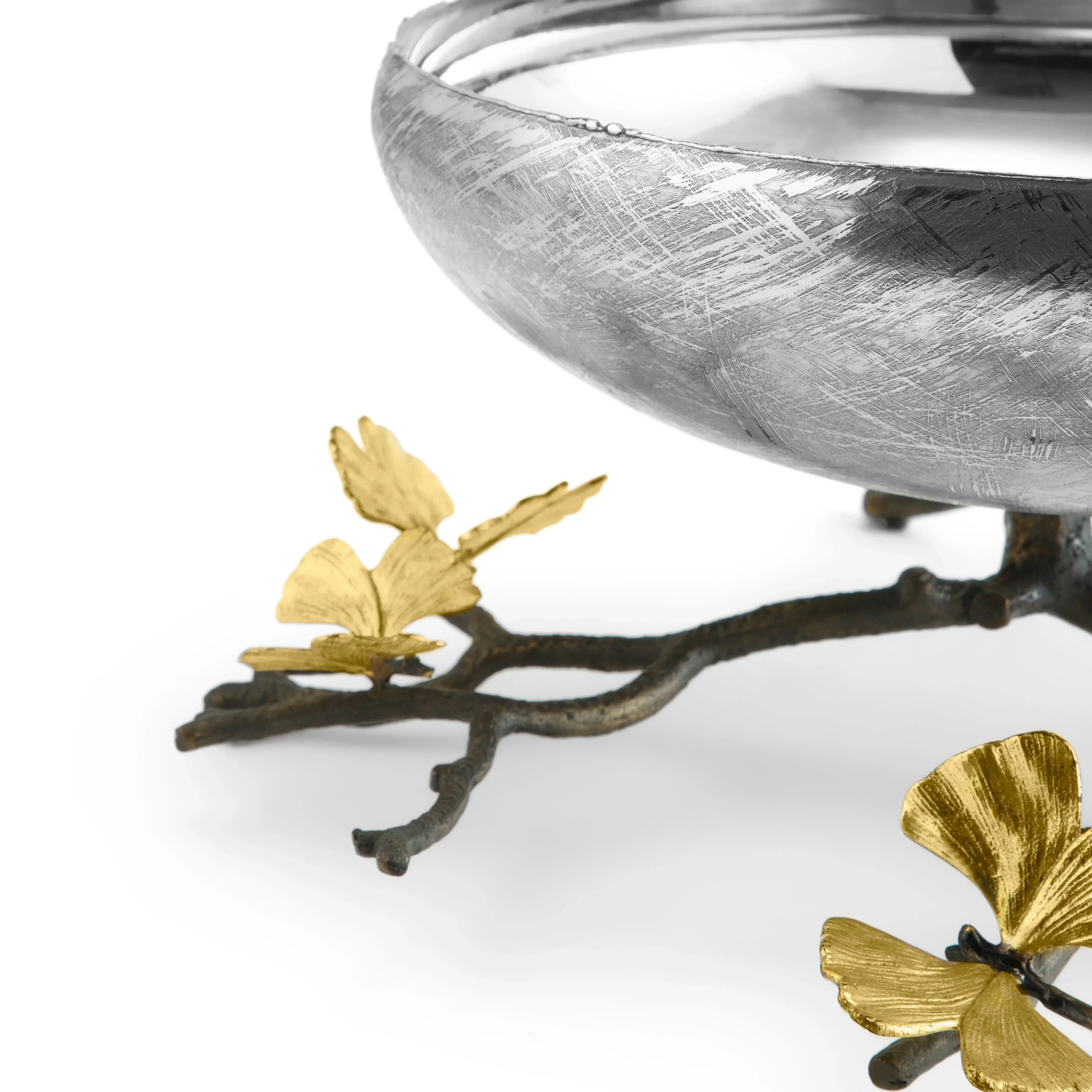 Butterfly Ginkgo Footed Bowl - Image 2