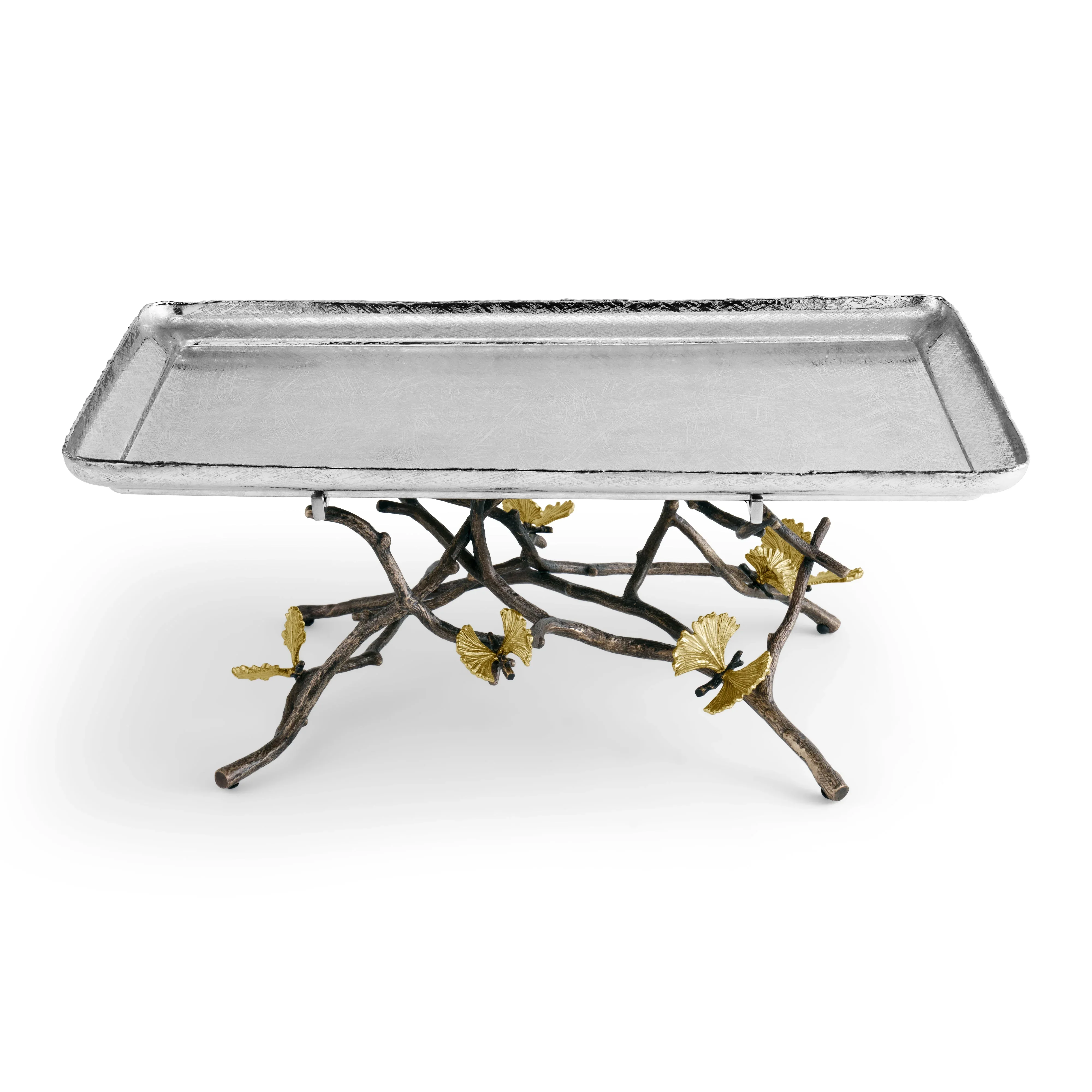 Butterfly Ginkgo Footed Tray - Image 6