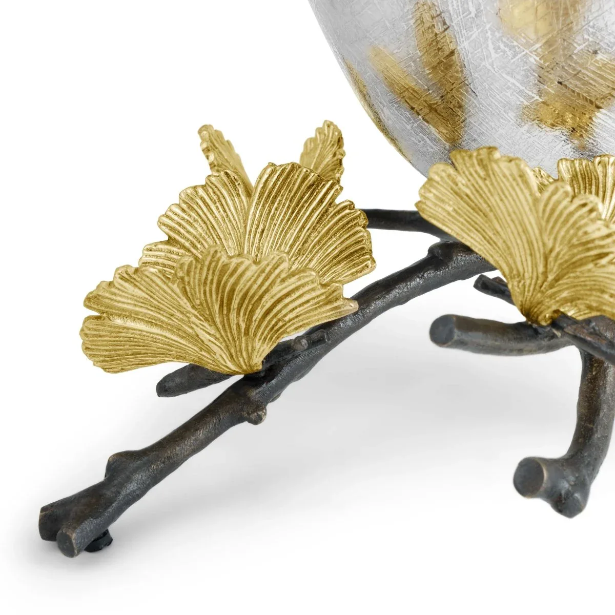 Butterfly Ginkgo Footed Vase - Image 4