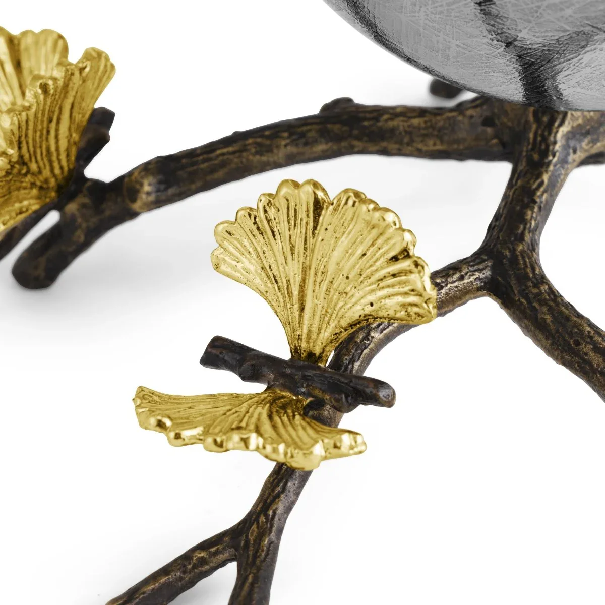 Butterfly Ginkgo Footed Vase - Image 9