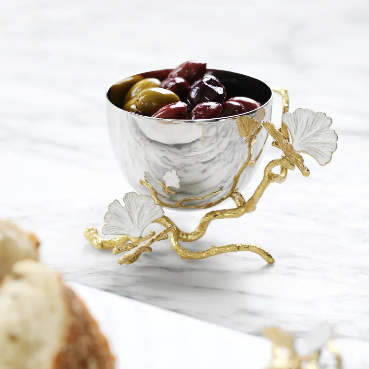 Butterfly Ginkgo Gold Bowl - Image 19