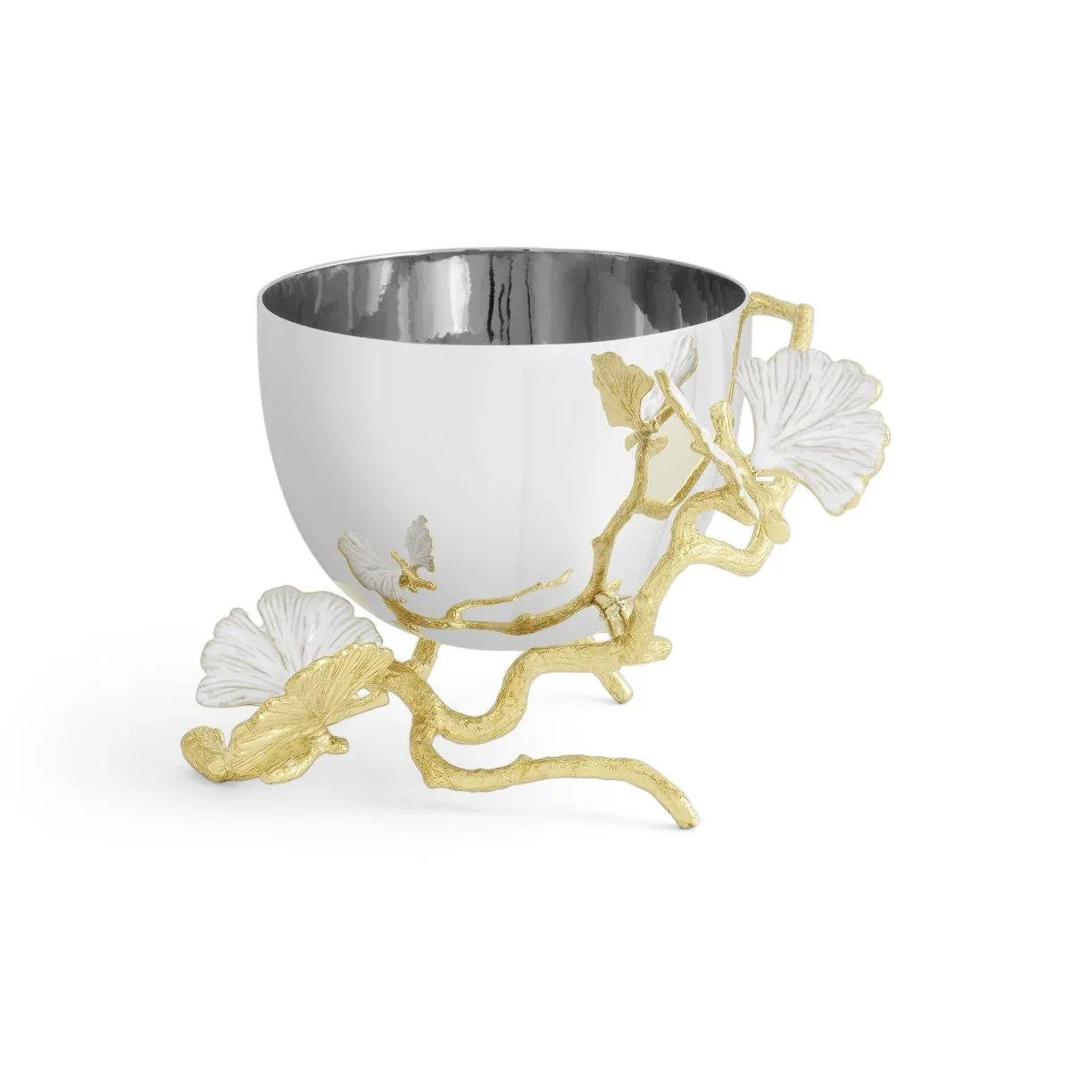 Butterfly Ginkgo Gold Bowl - Image 23