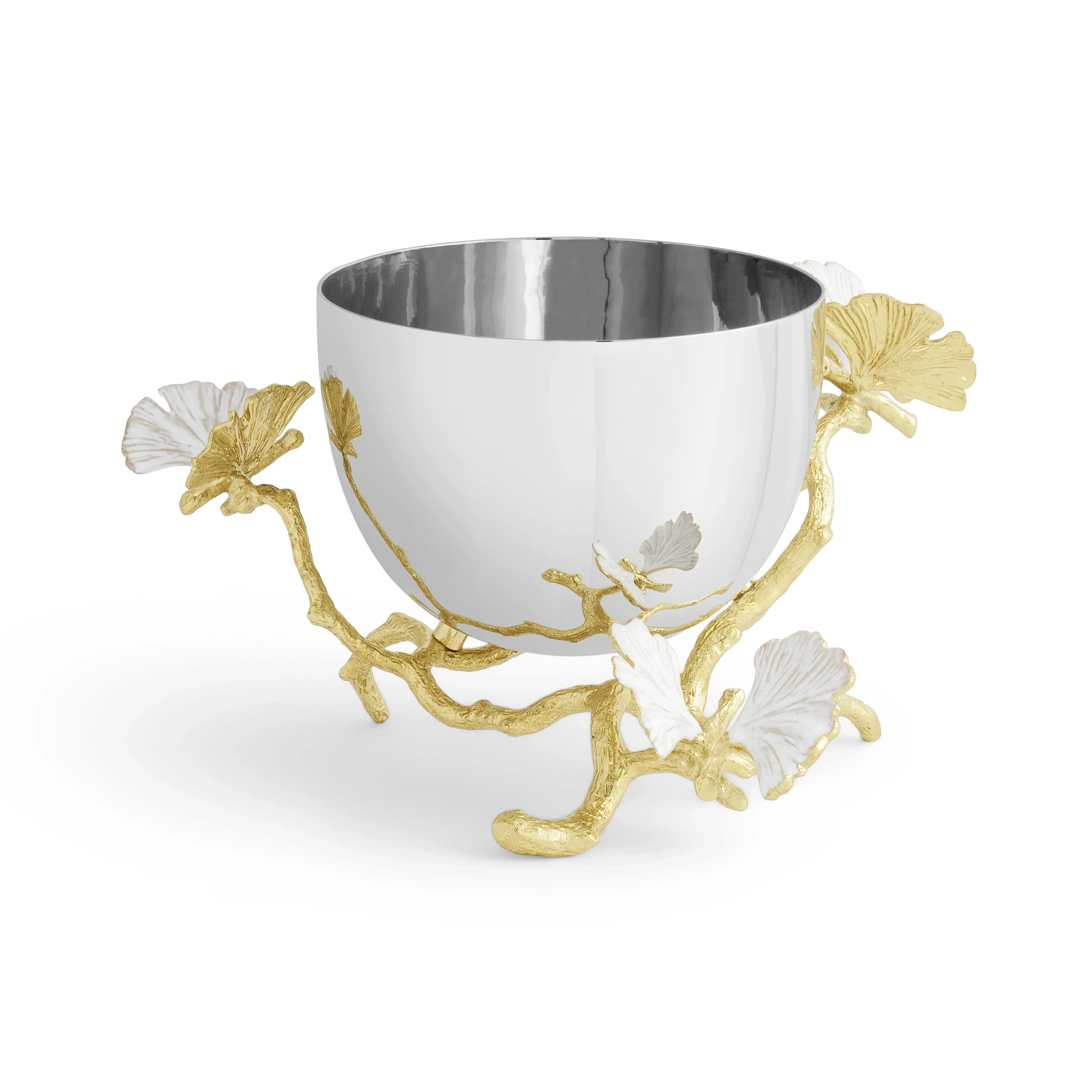 Butterfly Ginkgo Gold Bowl - Image 27