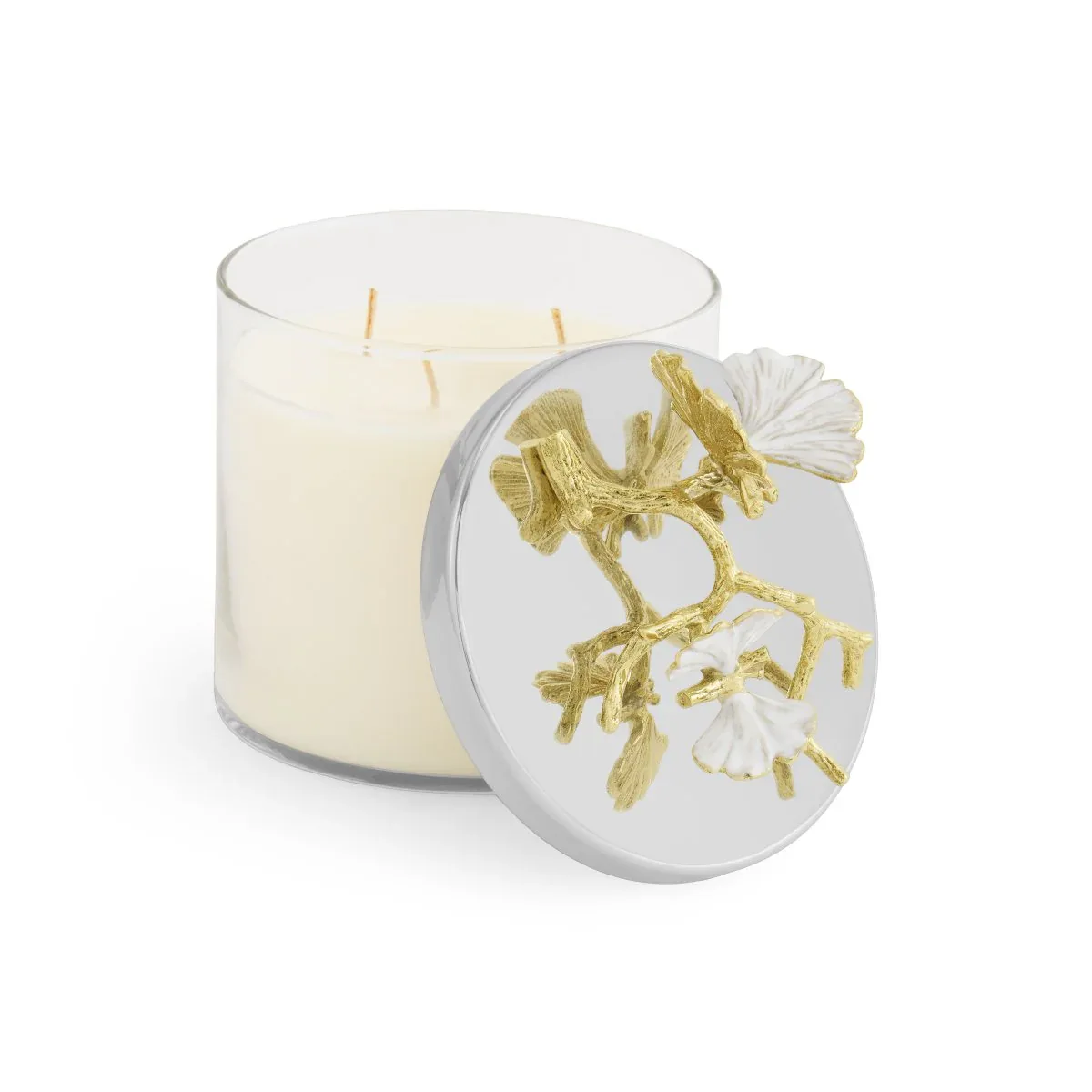 Butterfly Ginkgo Gold Scented Candle, 13.5 oz. - Image 4
