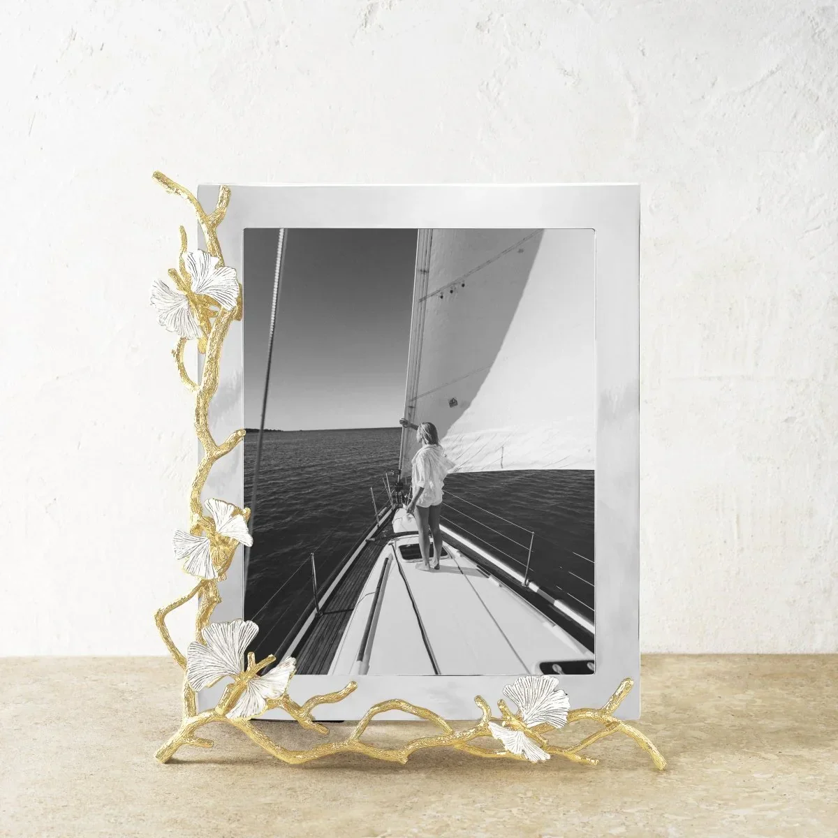 Butterfly Ginkgo Gold Reflective Frame - Image 21