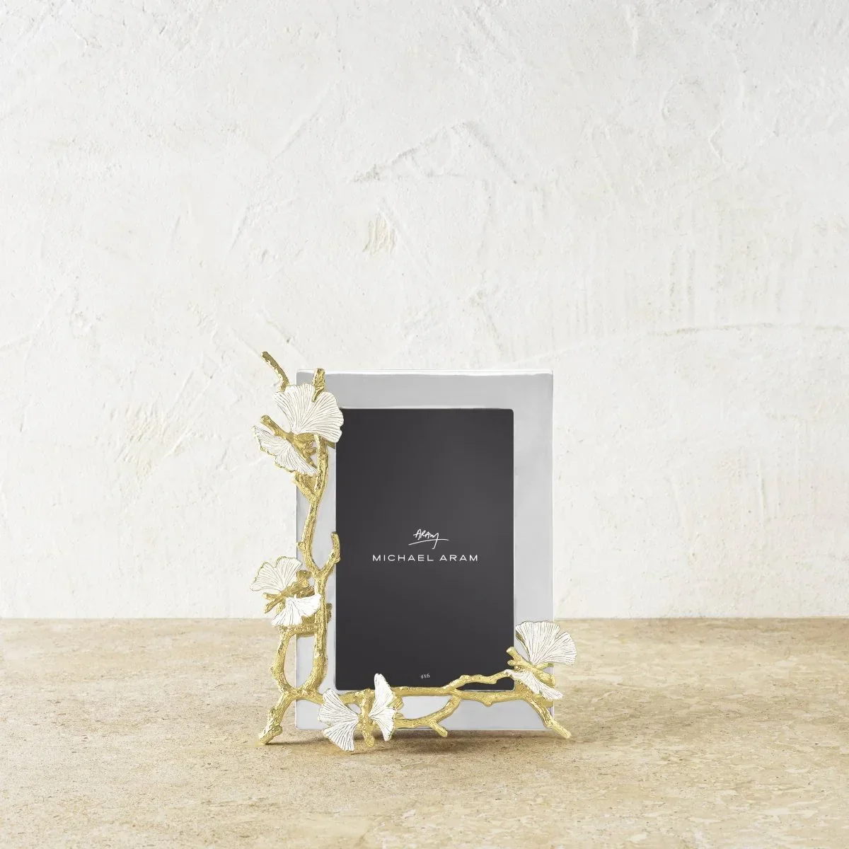 Butterfly Ginkgo Gold Reflective Frame - Image 4