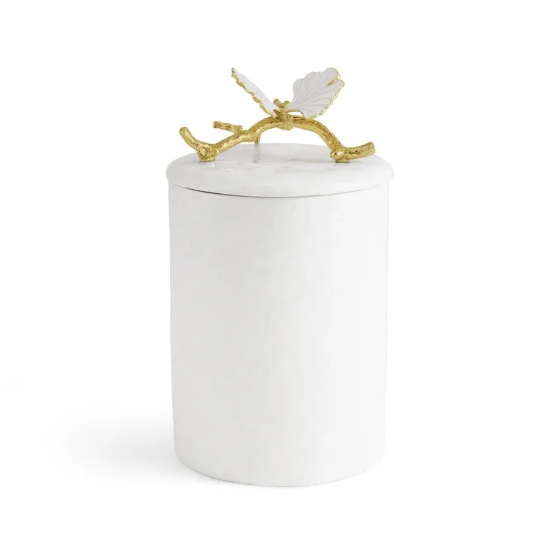 Butterfly Ginkgo Gold Porcelain Canister - Image 11