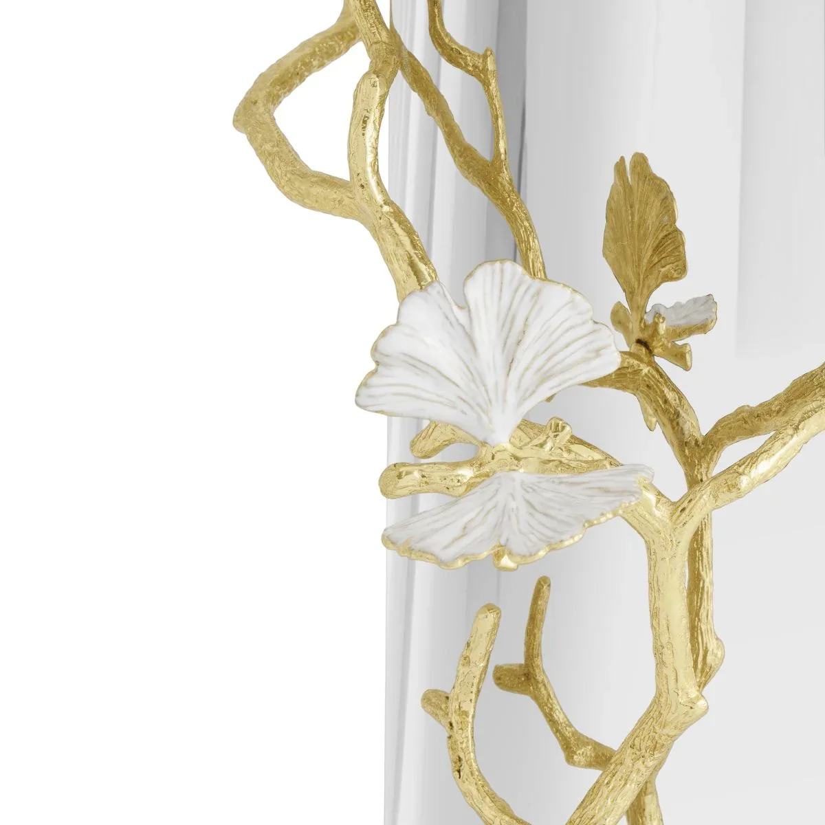 Butterfly Ginkgo Gold Vase - Image 14