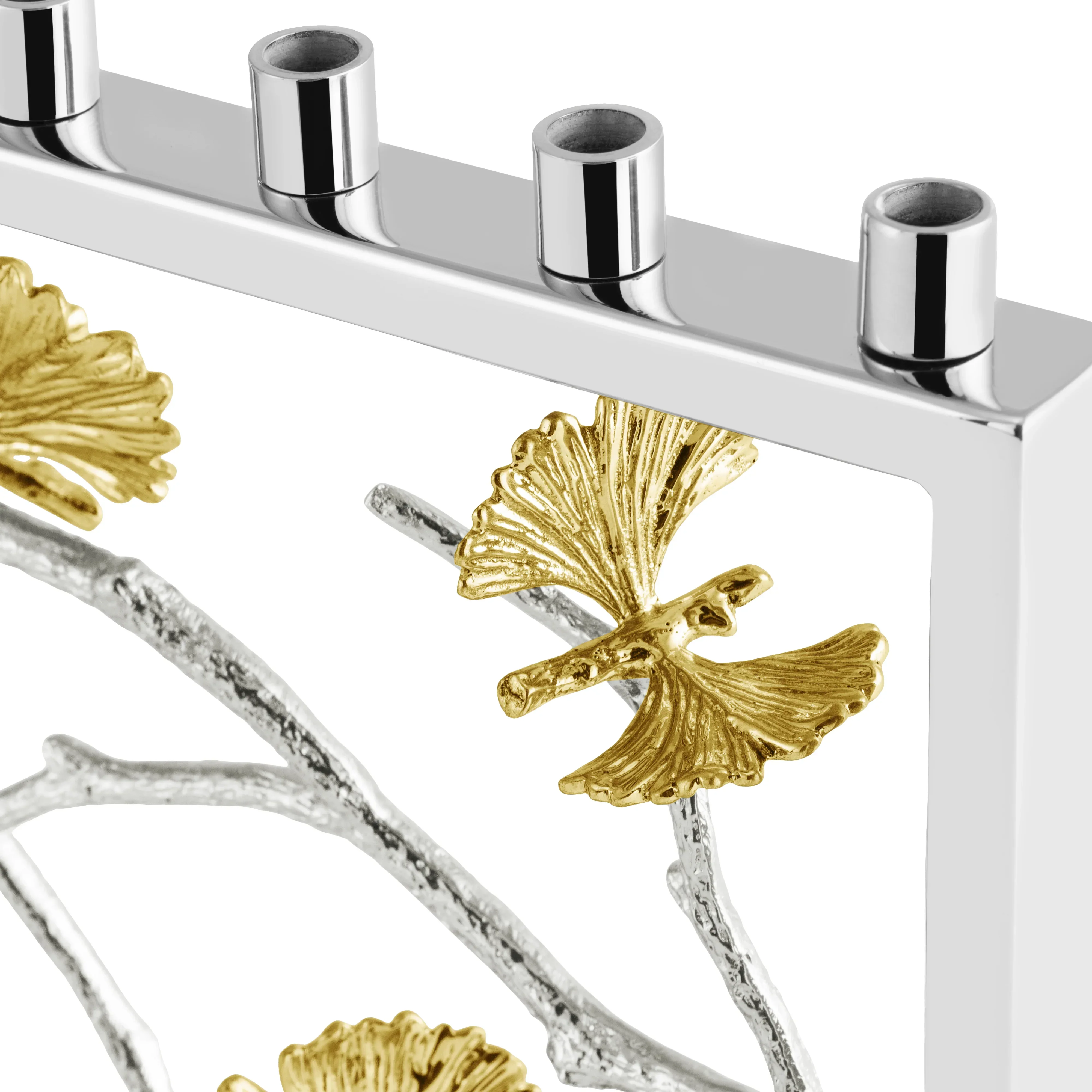 Butterfly Ginkgo Luxe Menorah - Image 4