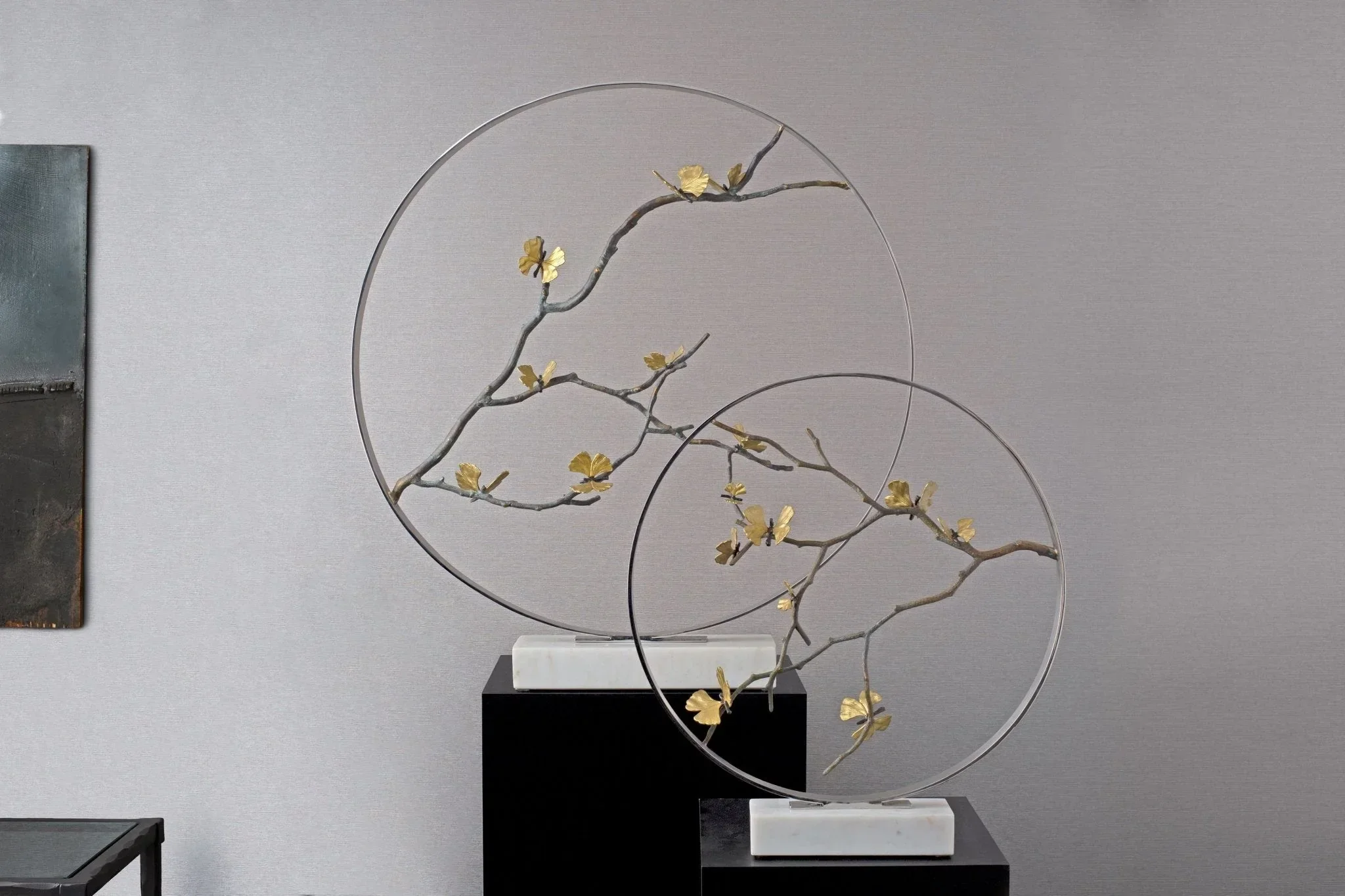 Butterfly Ginkgo Moon Gate Sculpture - Image 12