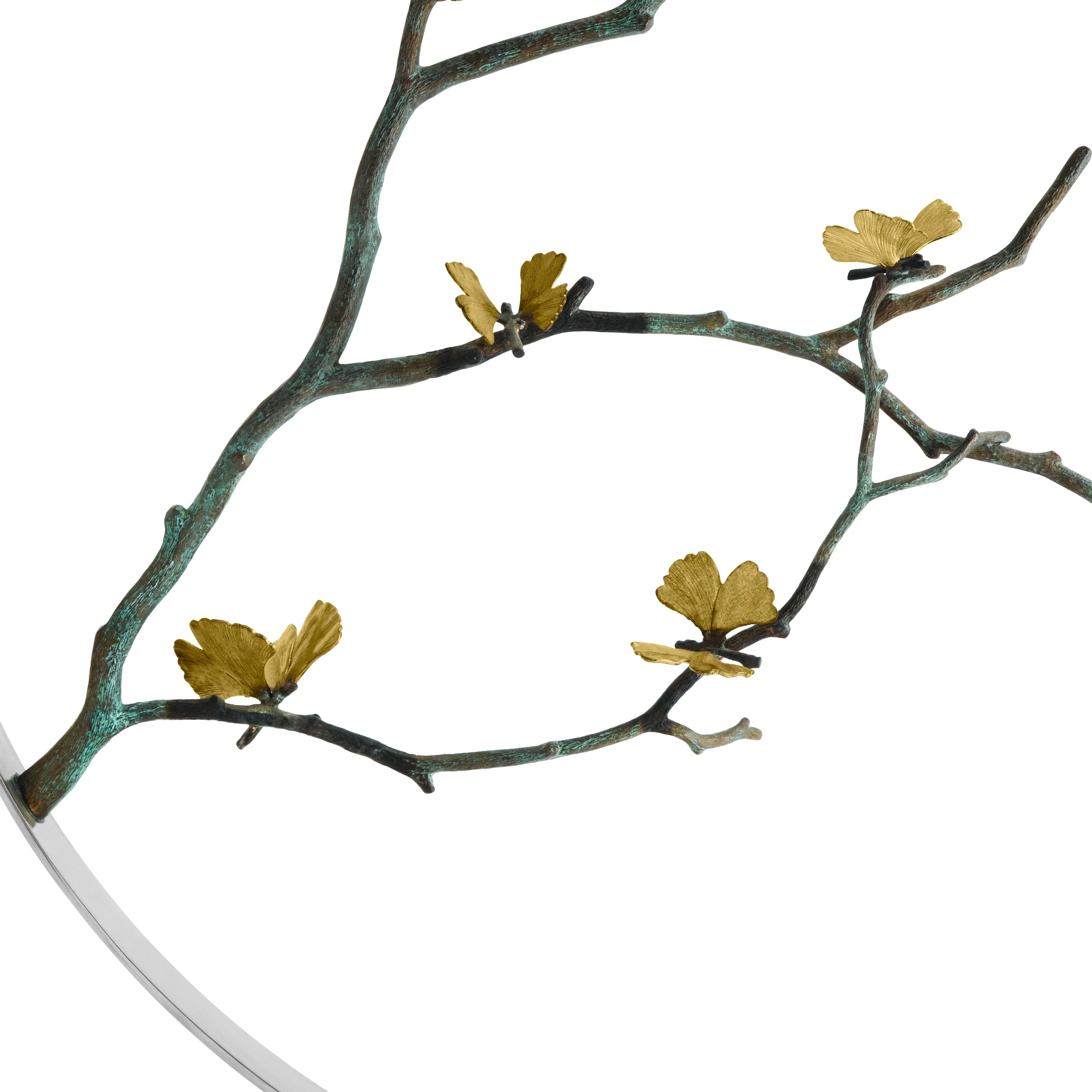 Butterfly Ginkgo Moon Gate Sculpture - Image 13