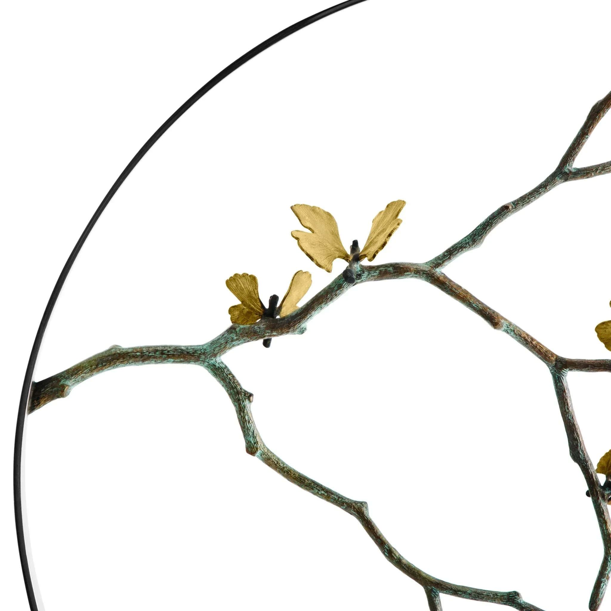 Butterfly Ginkgo Moon Gate Sculpture - Image 3