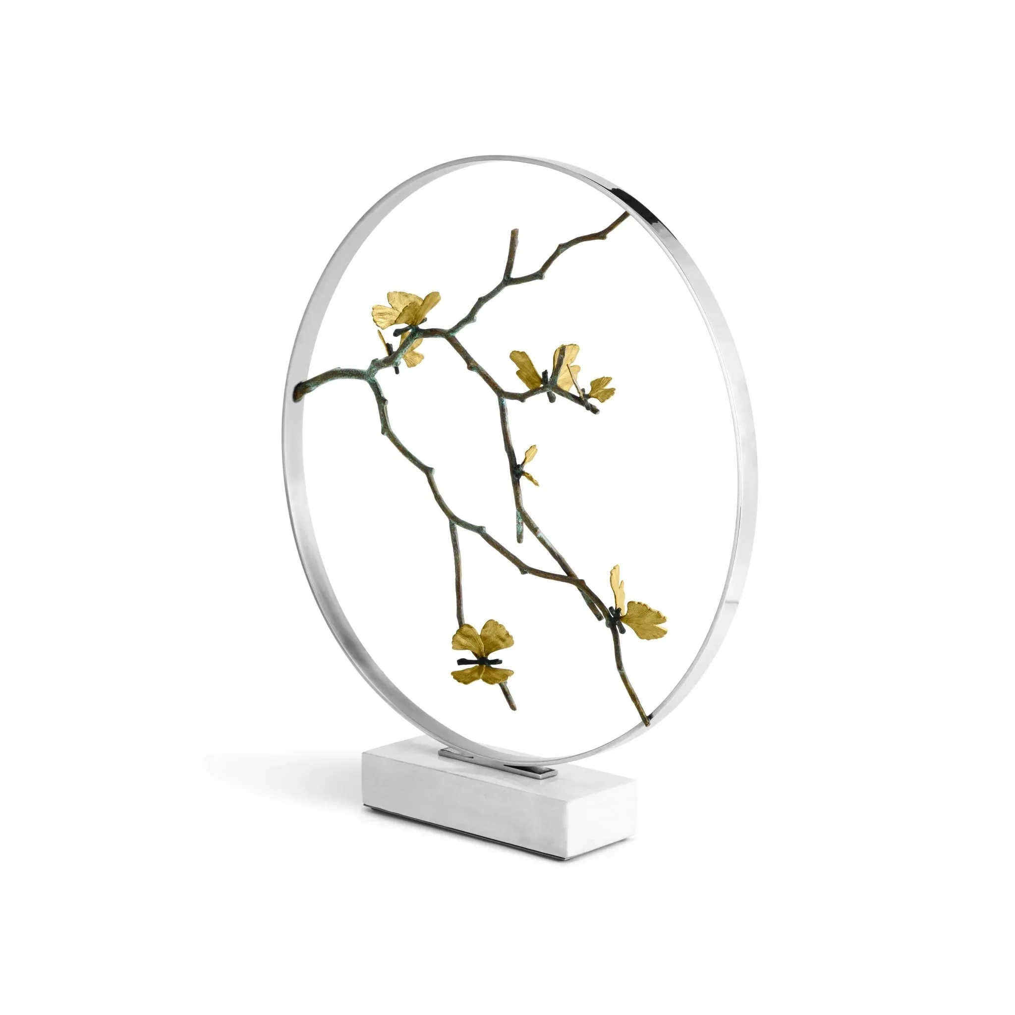 Butterfly Ginkgo Moon Gate Sculpture - Image 4