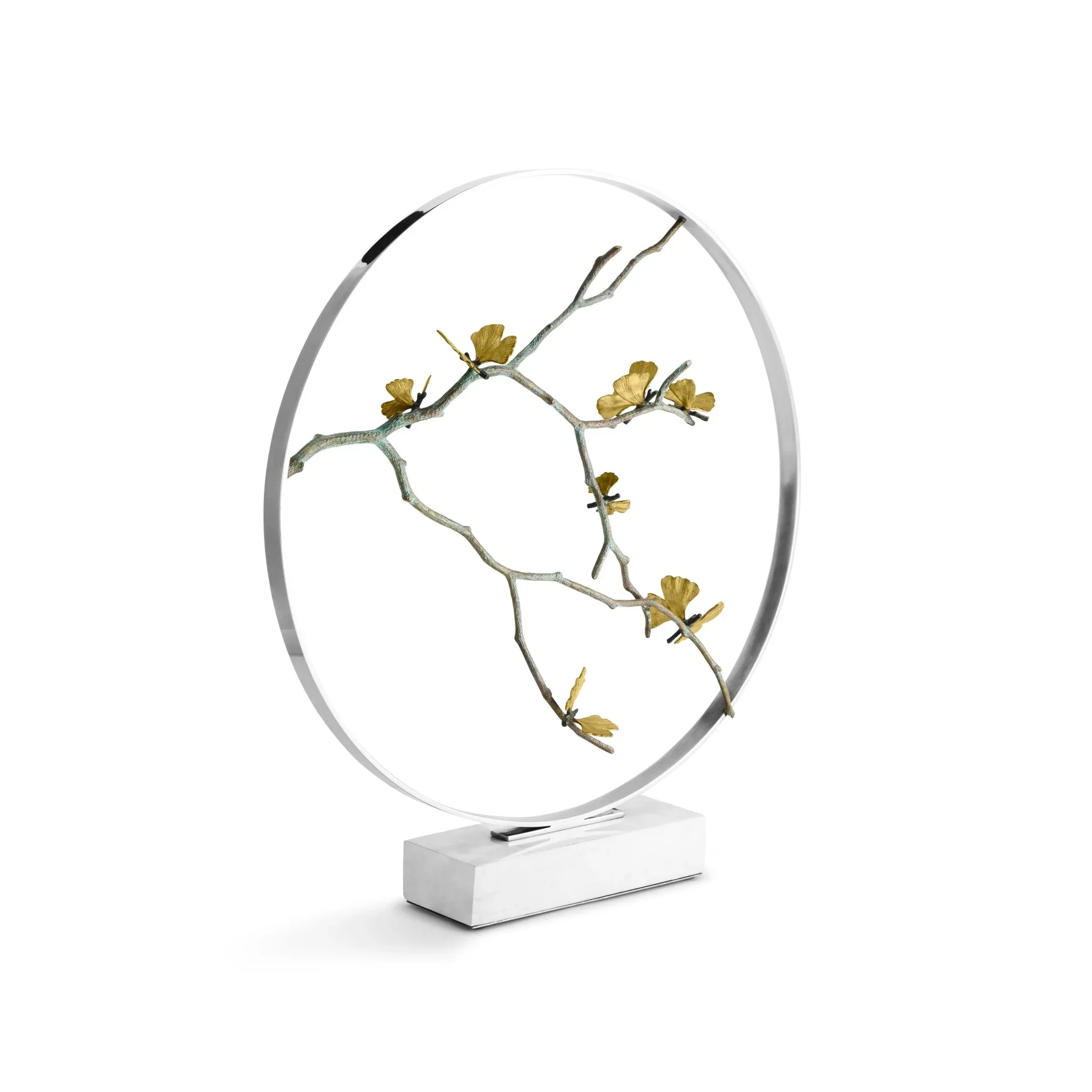 Butterfly Ginkgo Moon Gate Sculpture - Image 6