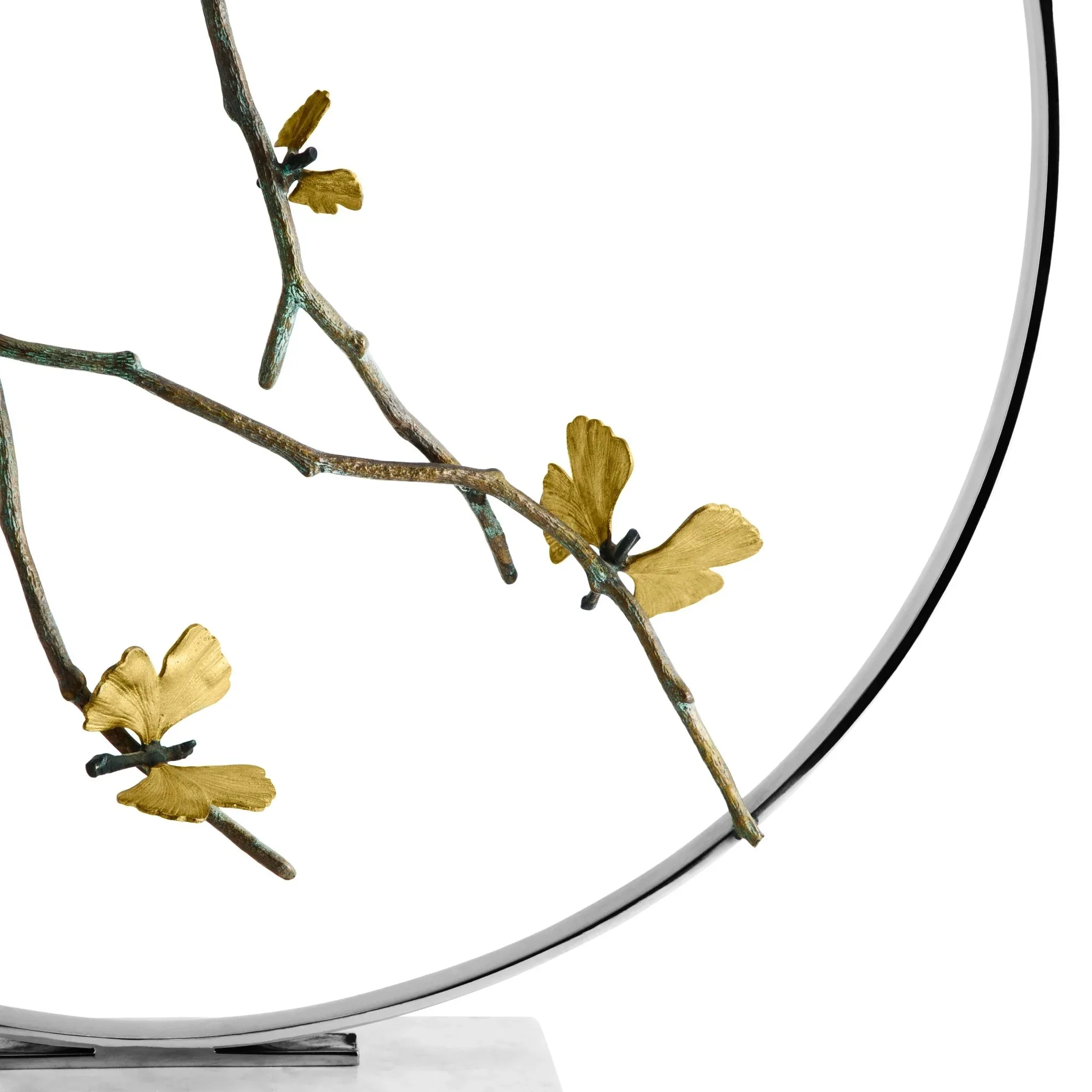 Butterfly Ginkgo Moon Gate Sculpture - Image 7