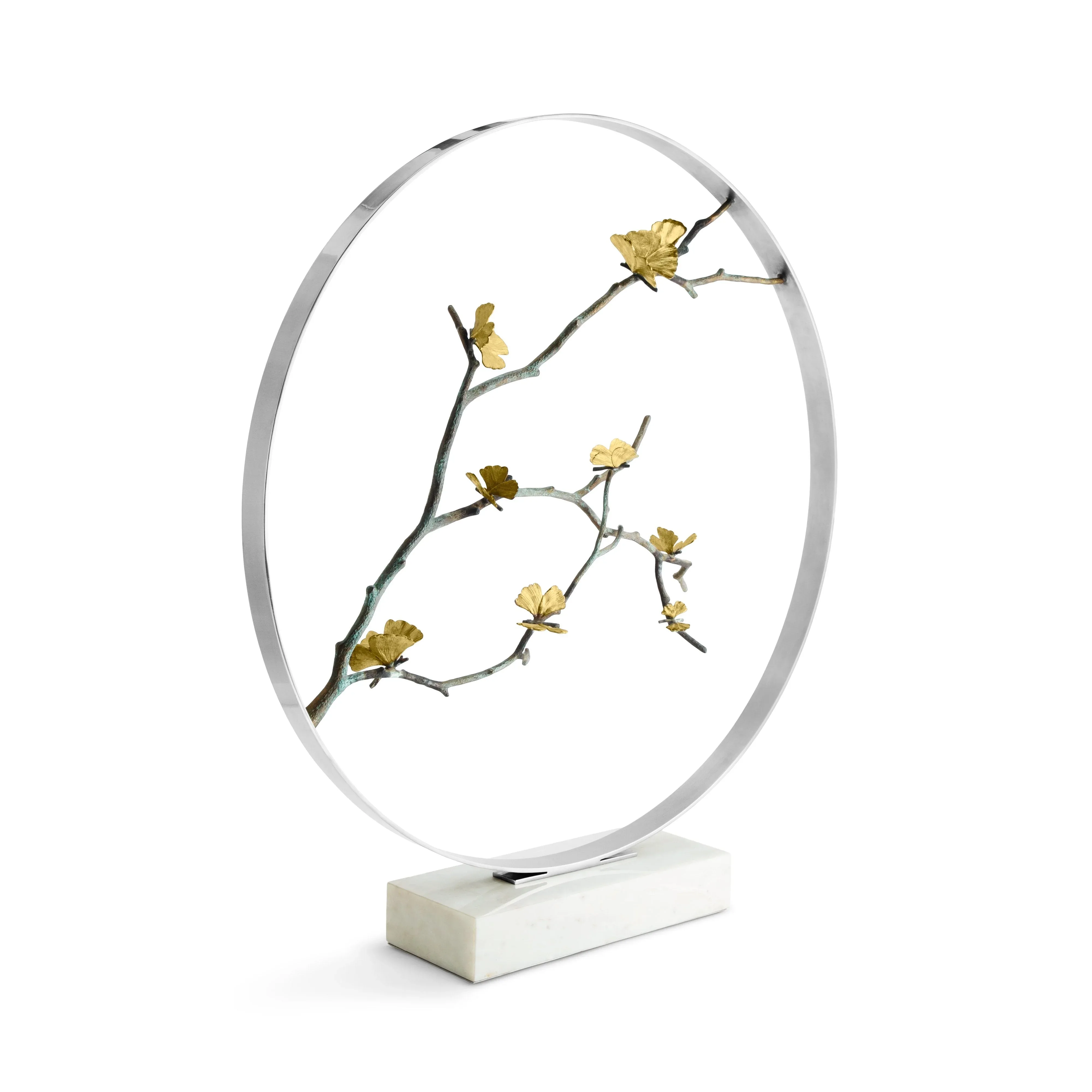 Butterfly Ginkgo Moon Gate Sculpture - Image 9