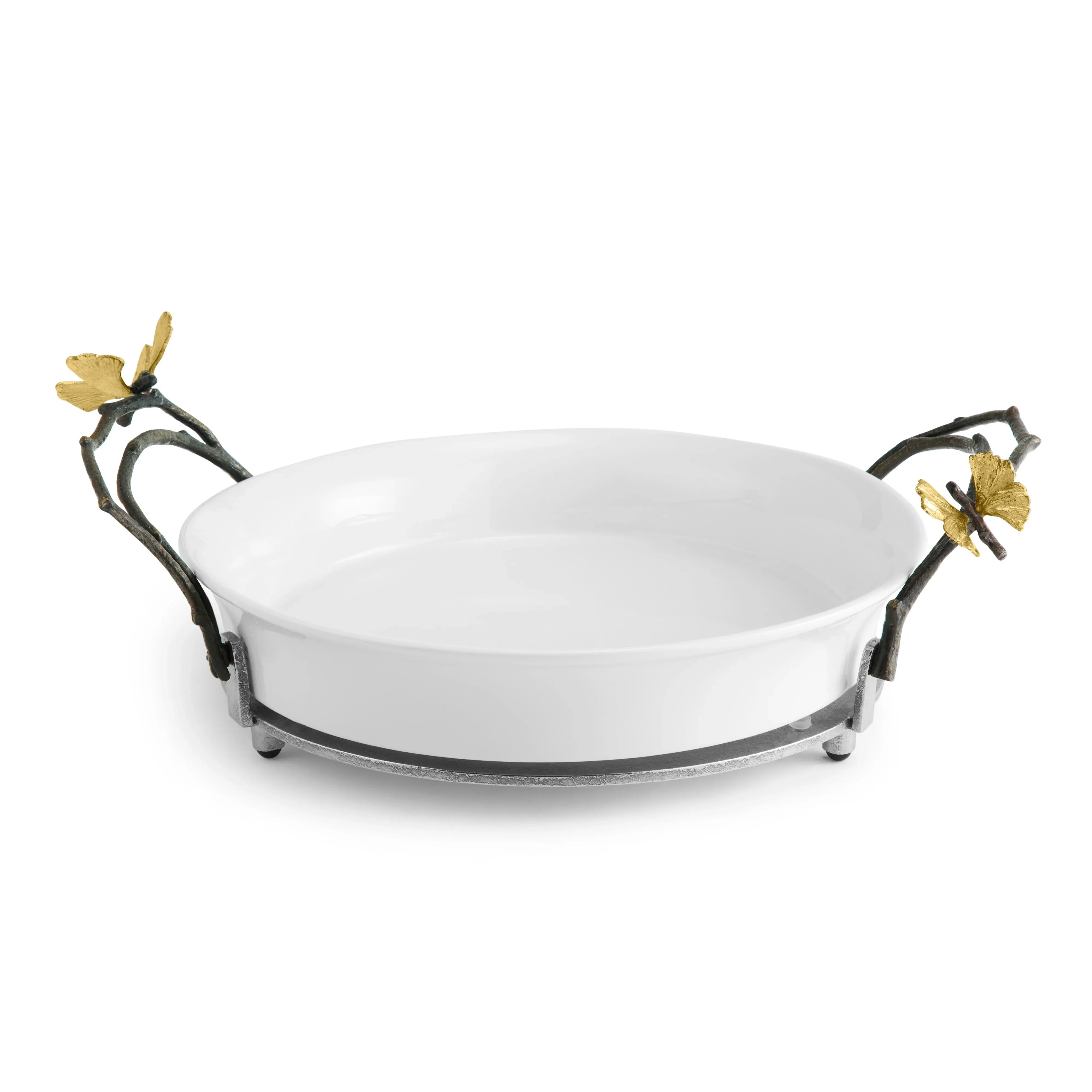 Butterfly Ginkgo Pie Dish - Image 4