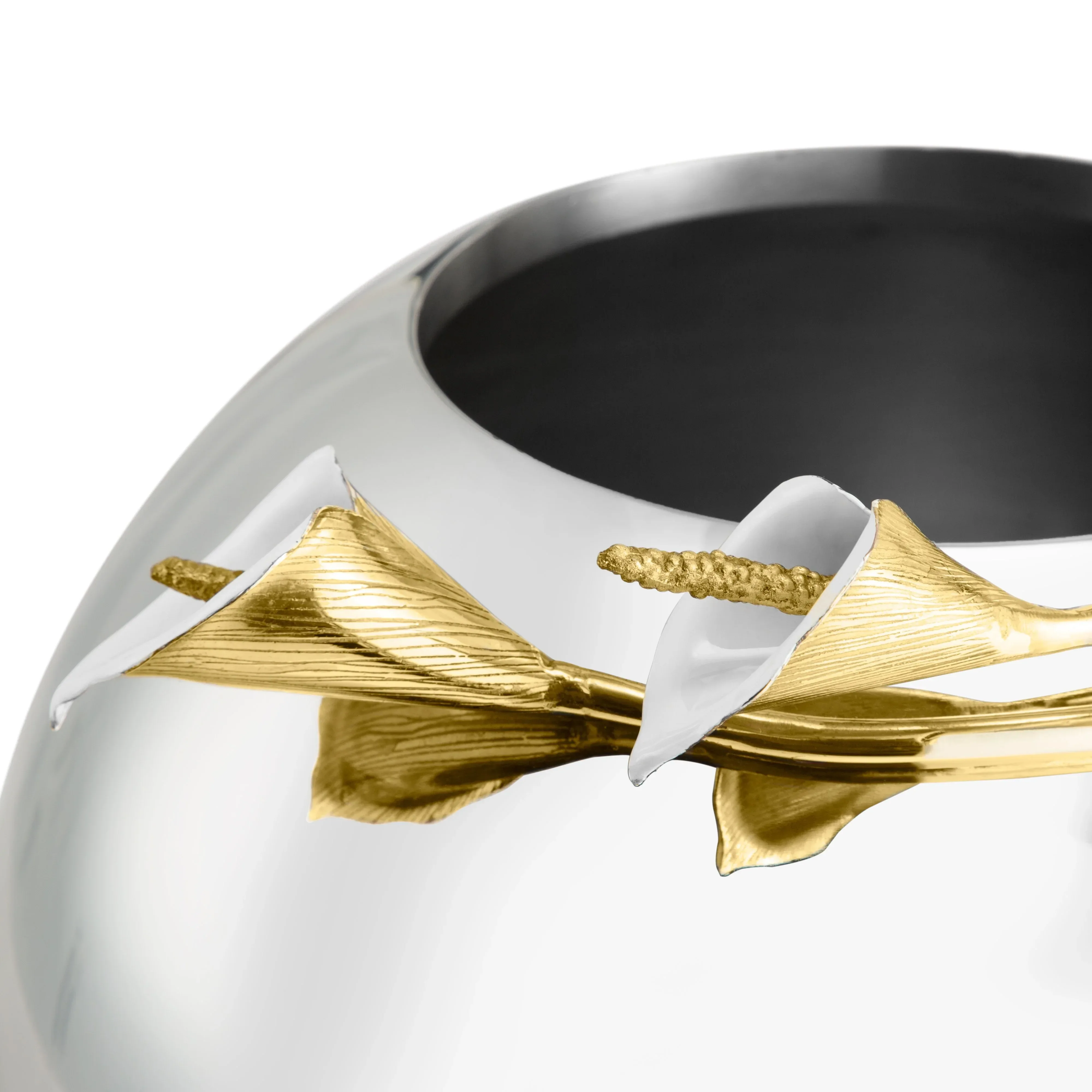 Calla Lily Rose Bowl Vase - Image 3
