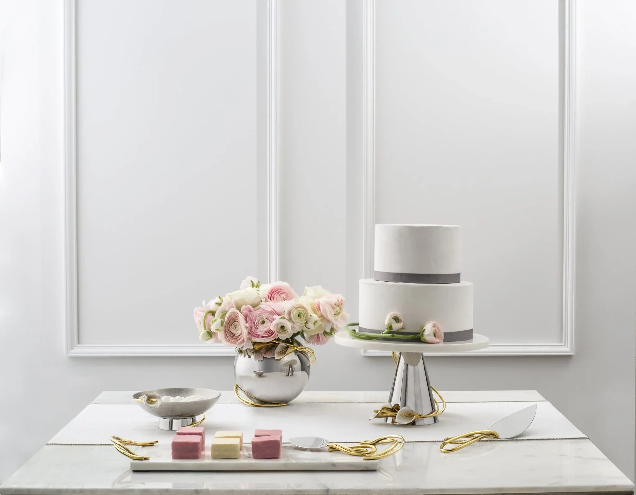 Calla Lily Rose Bowl Vase - Image 4