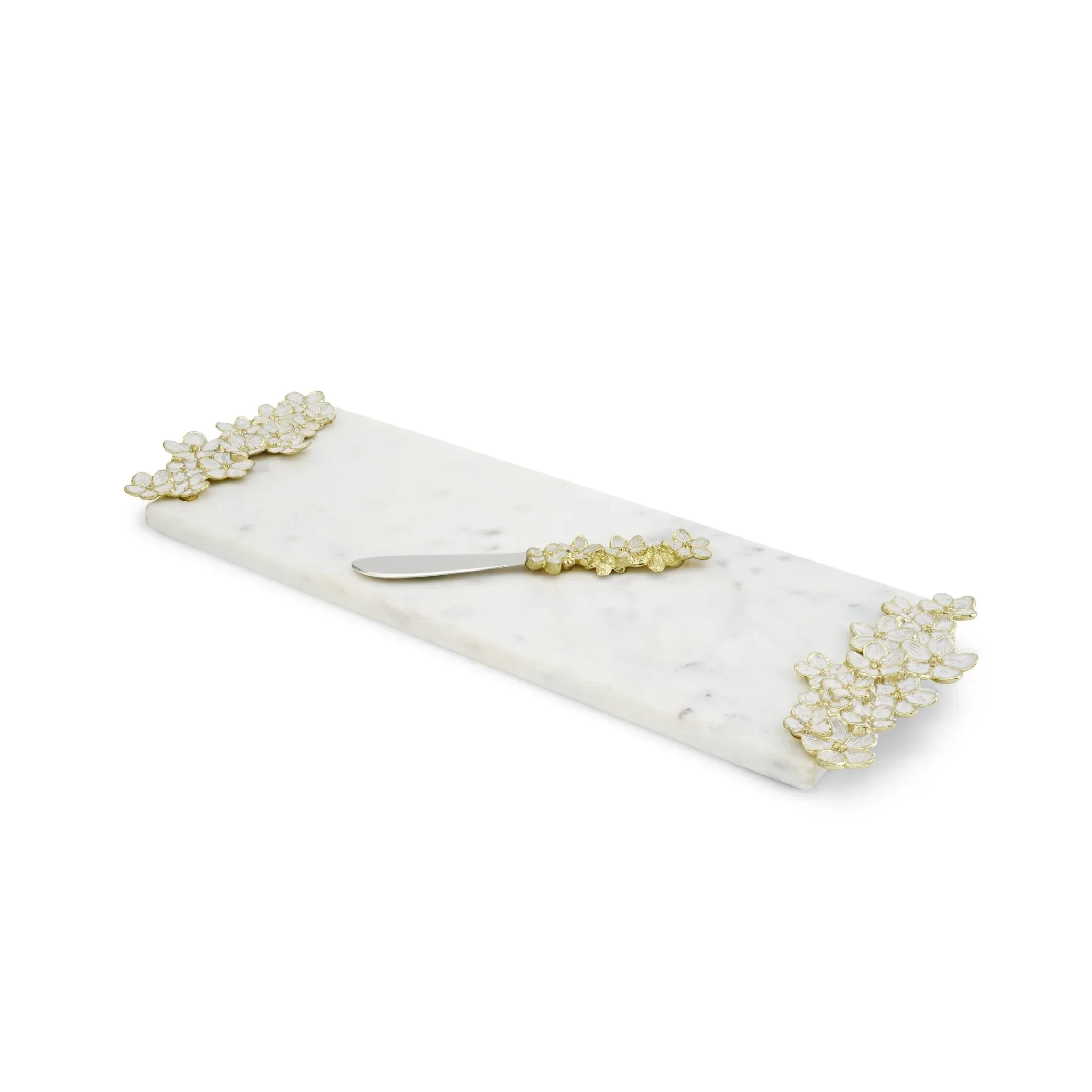 Cherry Blossom Small Cheese Board with Knife - Image 5