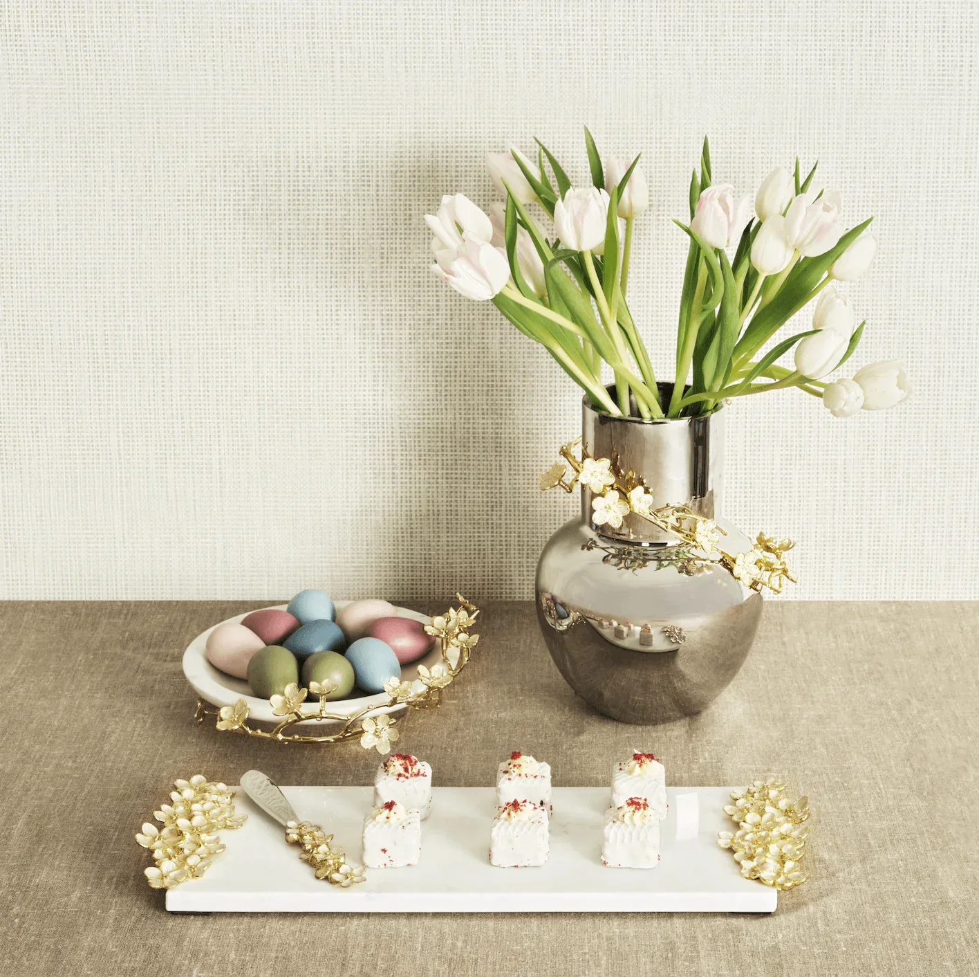 Cherry Blossom Small Cheese Board with Knife - Image 7