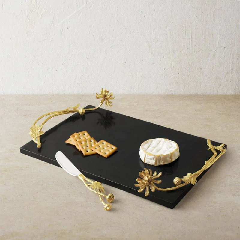Dahlia Cheese Board with Knife - Image 3