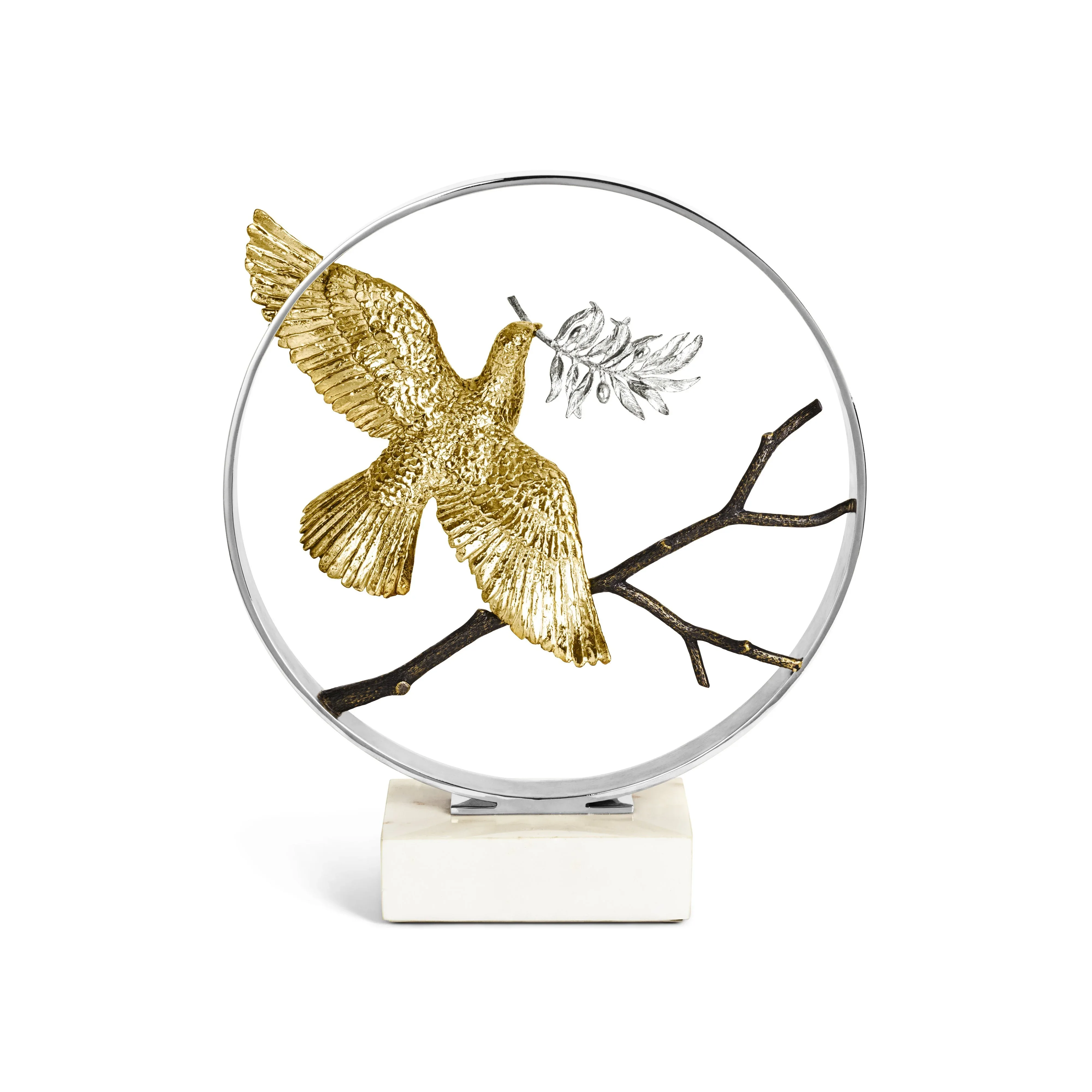 Dove 14" Moon Gate Sculpture - Image 5