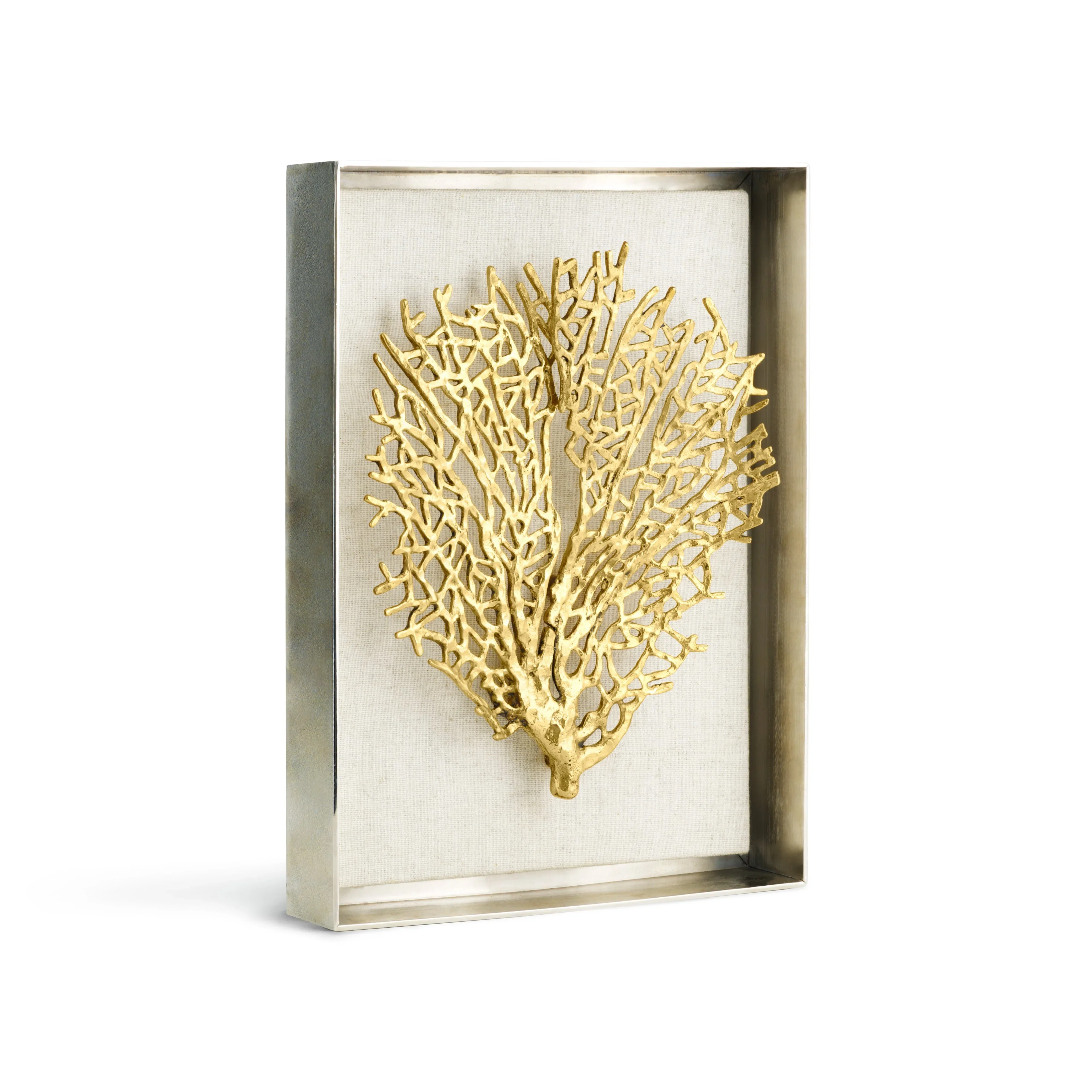 Fan Coral Fabric Shadow Box - Image 3