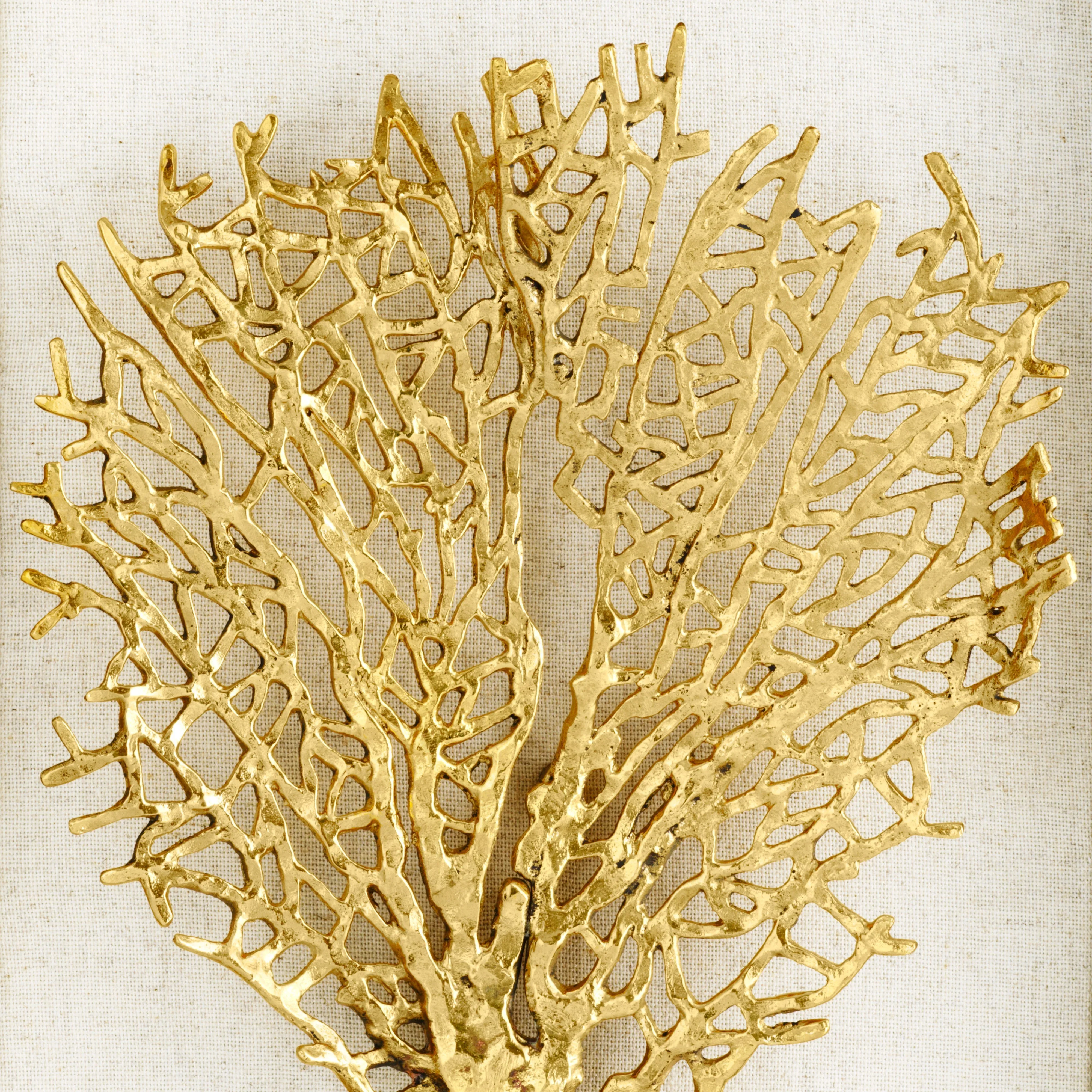 Fan Coral Fabric Shadow Box - Image 4