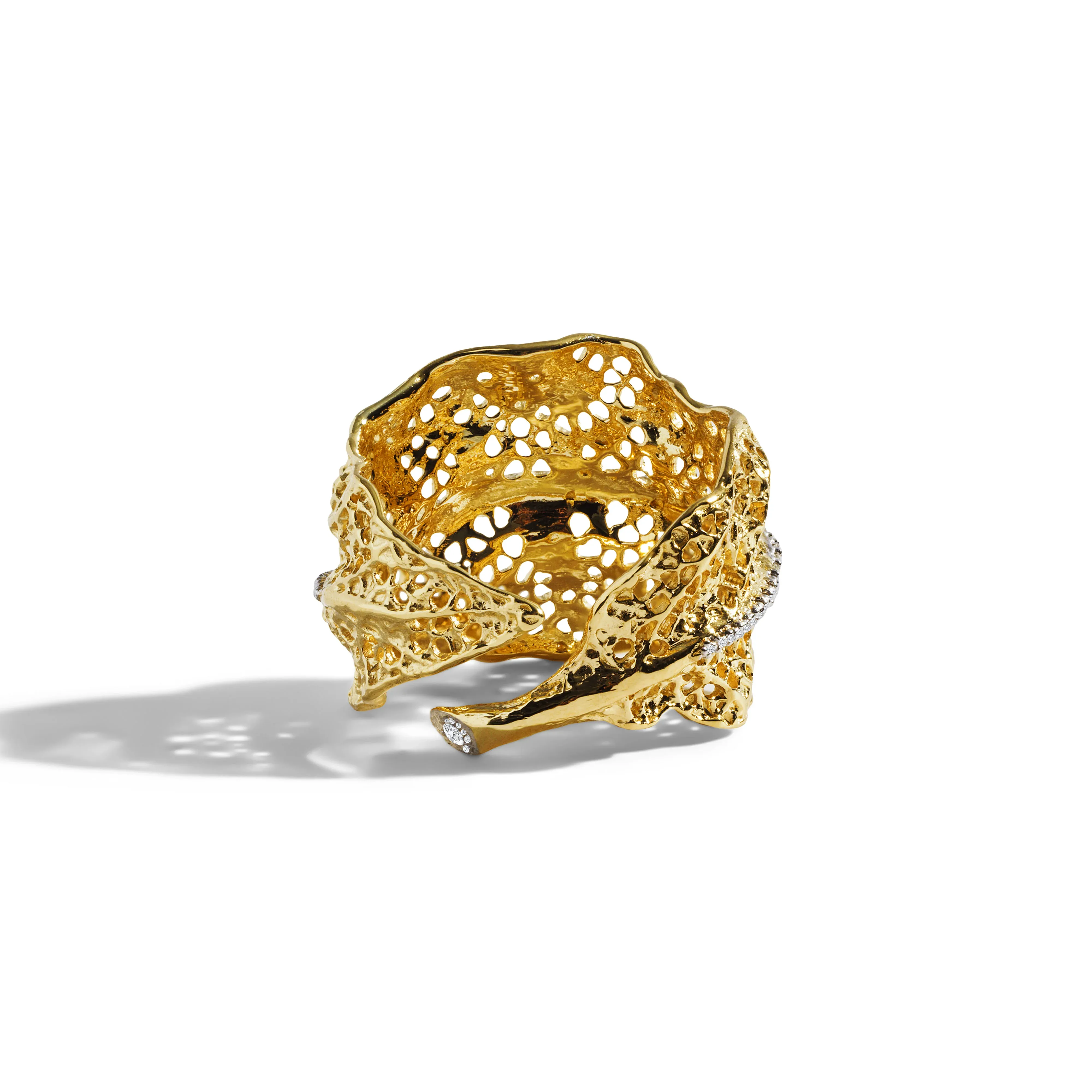 Gooseberry Ring with Diamonds - Gold - Image 4