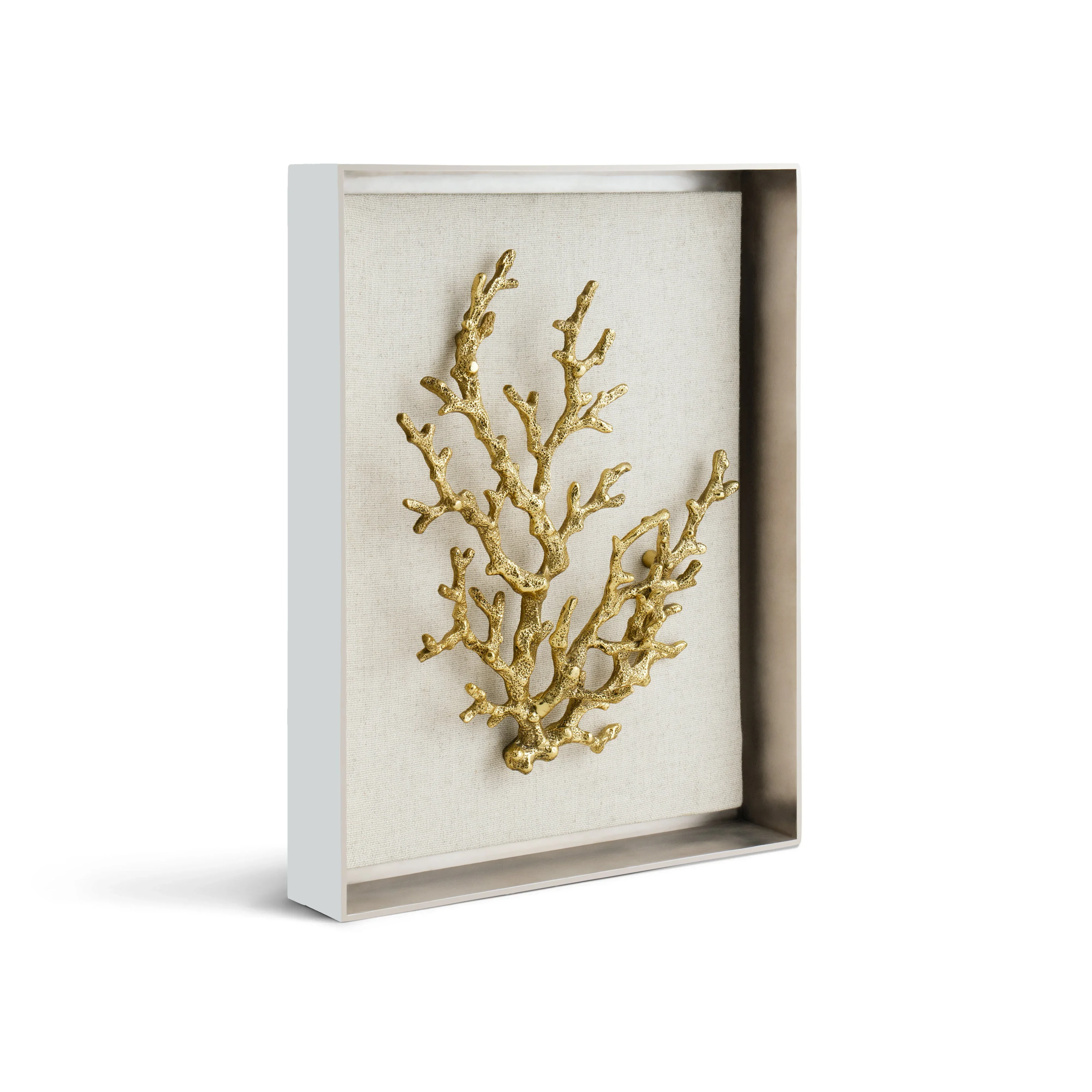 Ocean Coral Fabric Shadow Box - Image 5