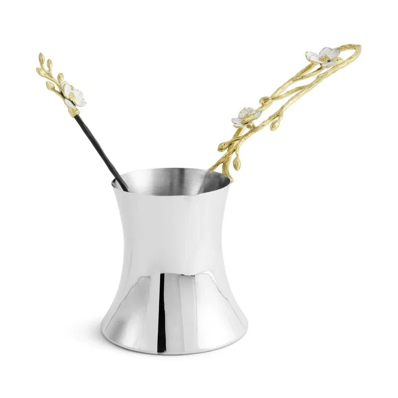 Orchid Coffee Pot with Spoon - Image 7