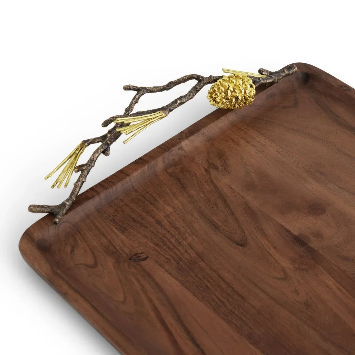Pine Cone Medium Wood Tray - Image 3