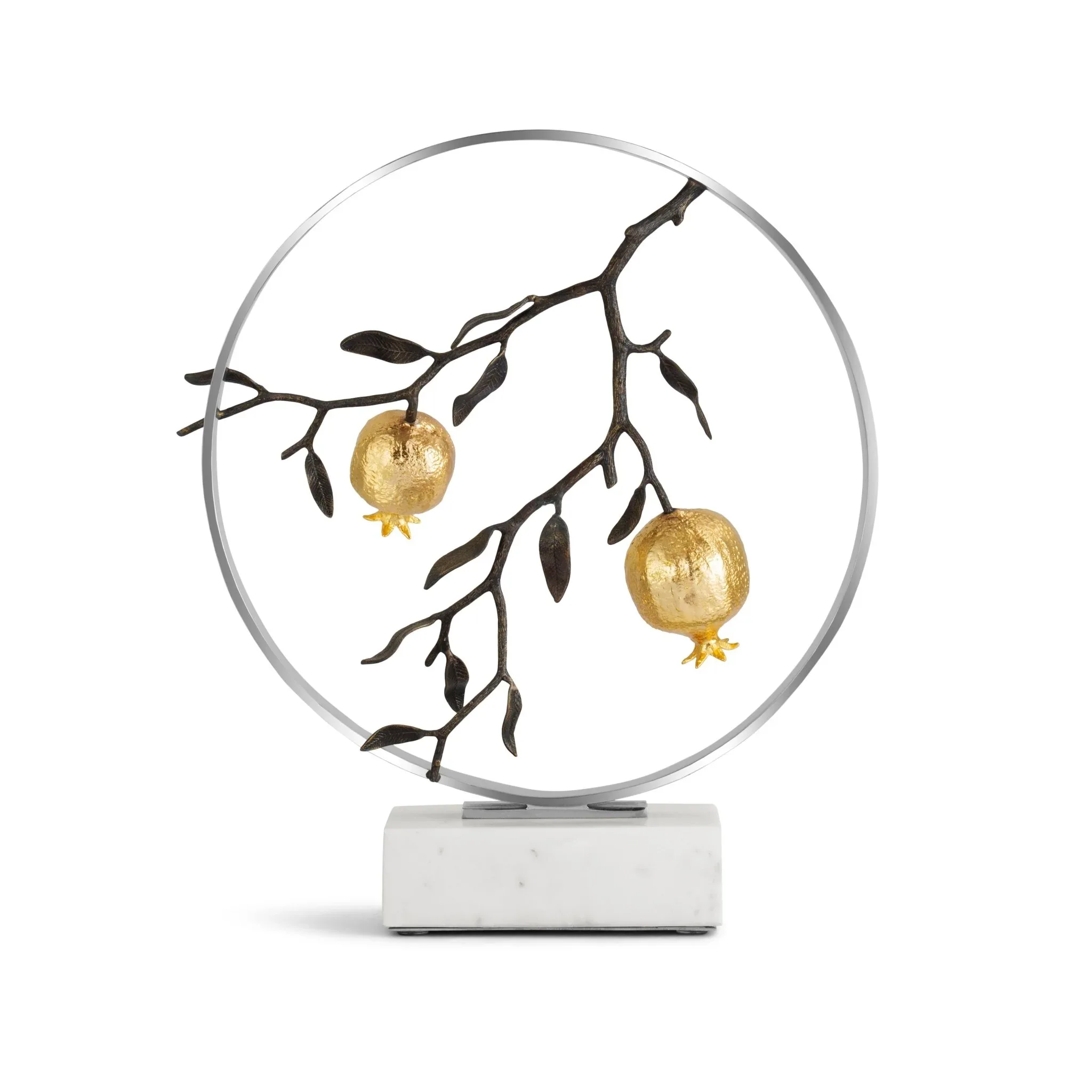 Pomegranate 14" Moon Gate Sculpture - Image 4