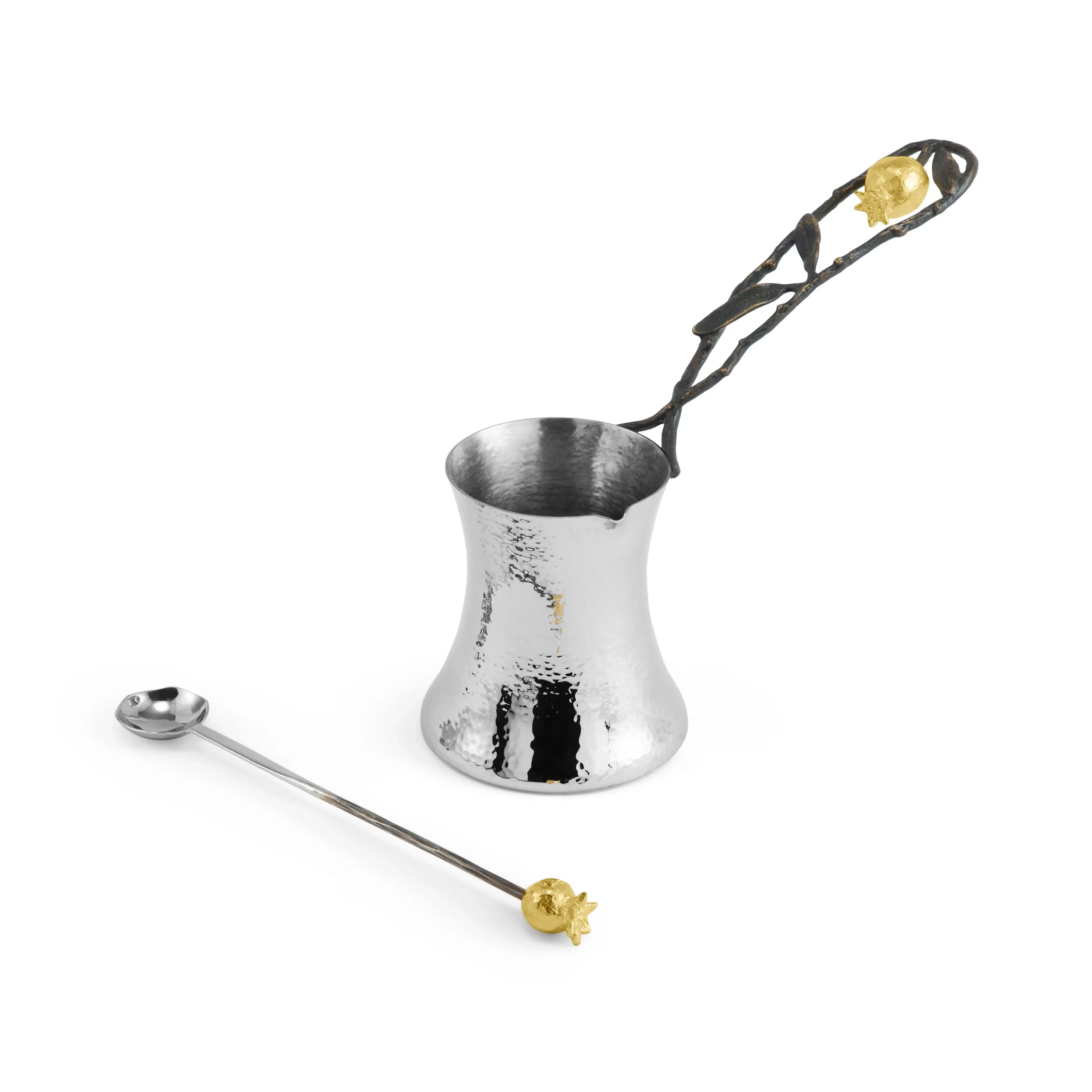 Pomegranate Coffee Pot with Spoon - Medium - Image 3
