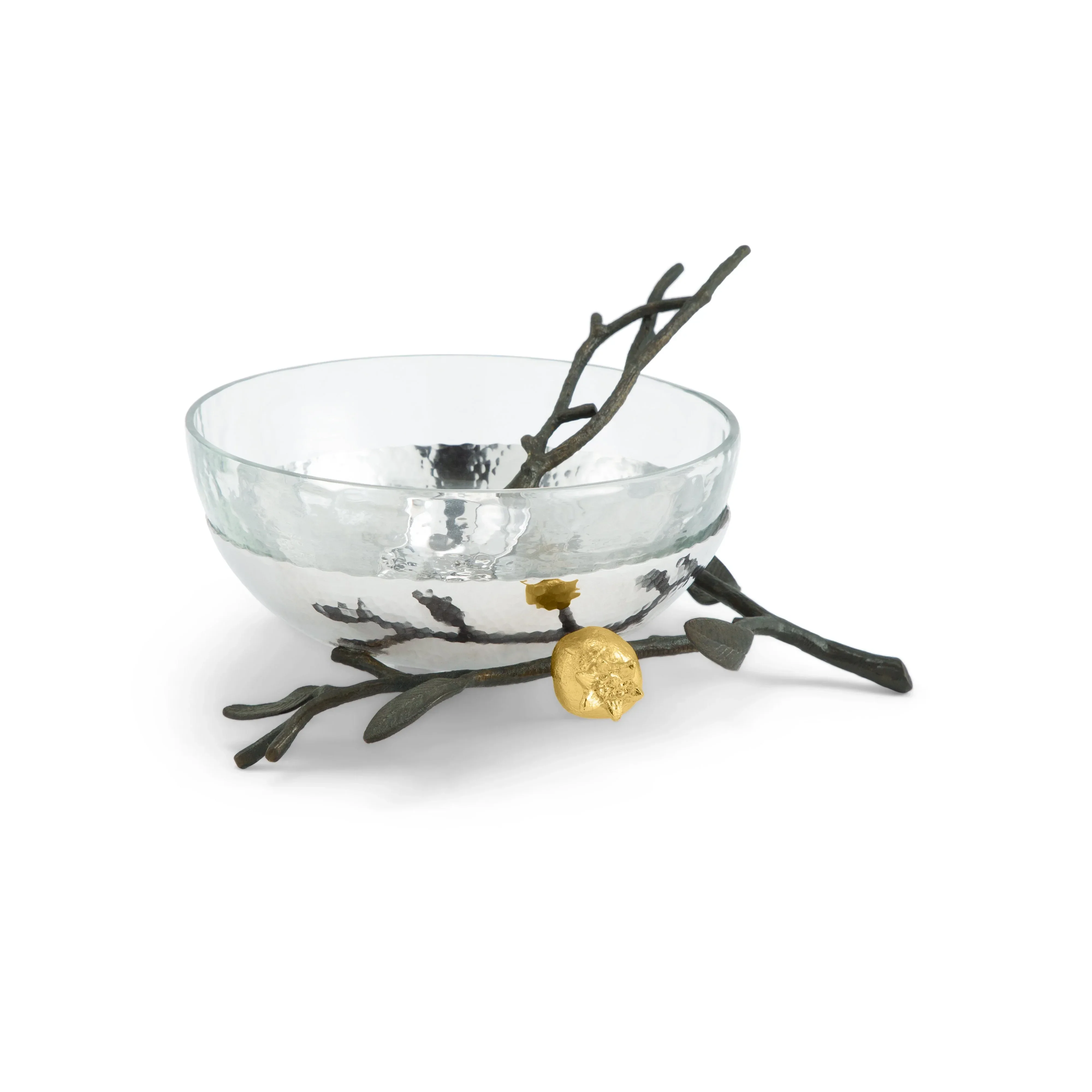 Pomegranate Glass Bowl with Spoon - Image 5