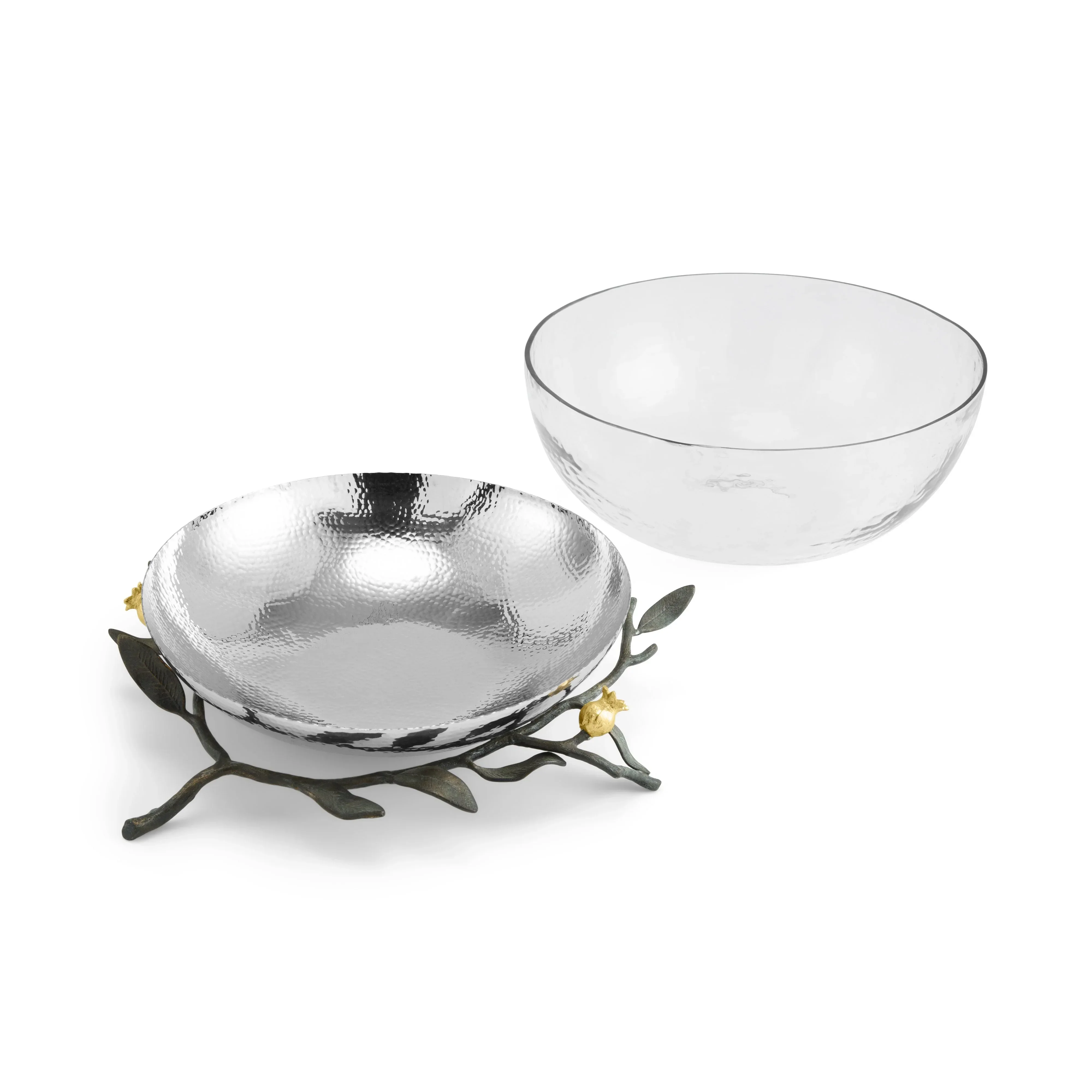 Pomegranate Glass Serving Bowl - Image 5