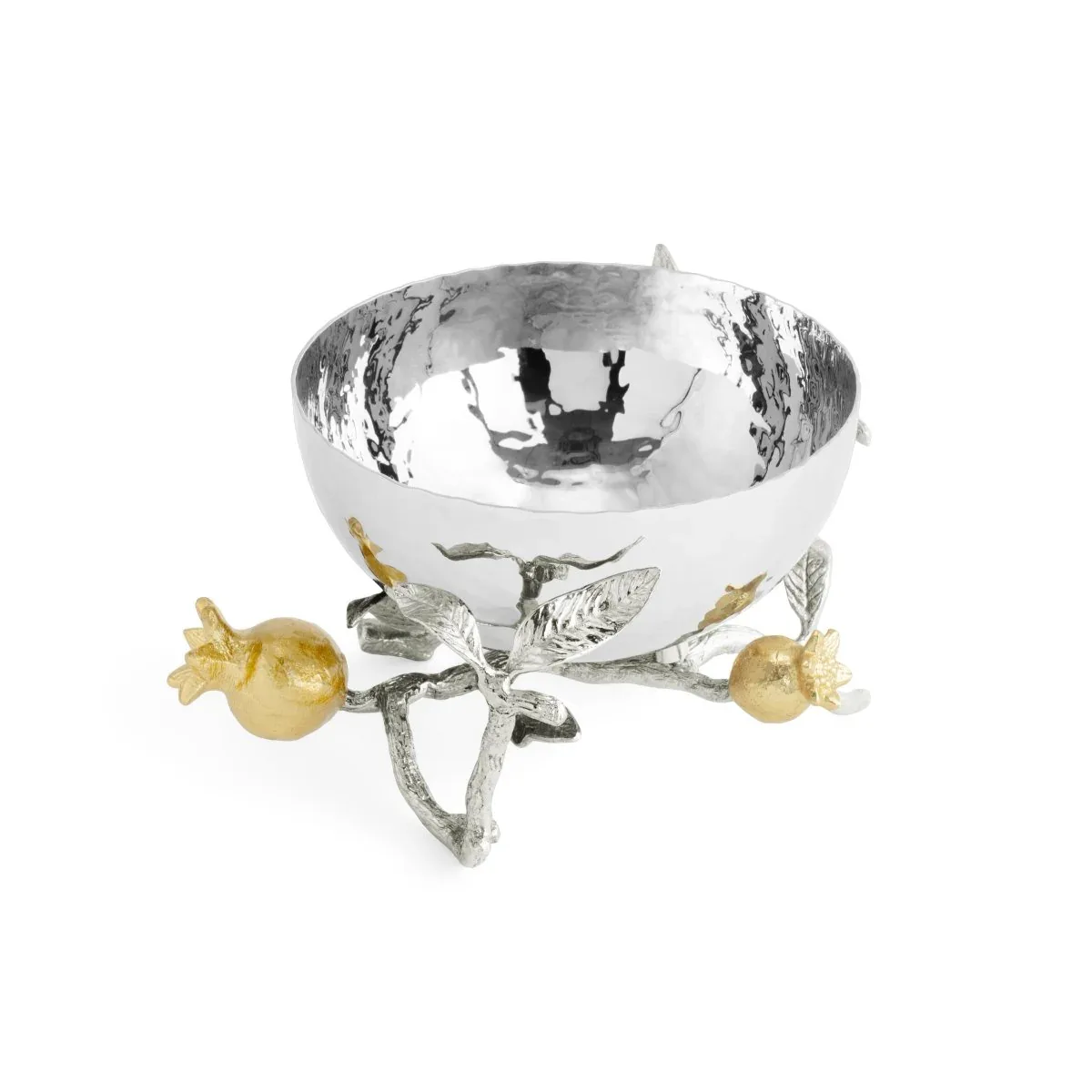 Pomegranate Silver & Gold Nut Bowl - Image 5