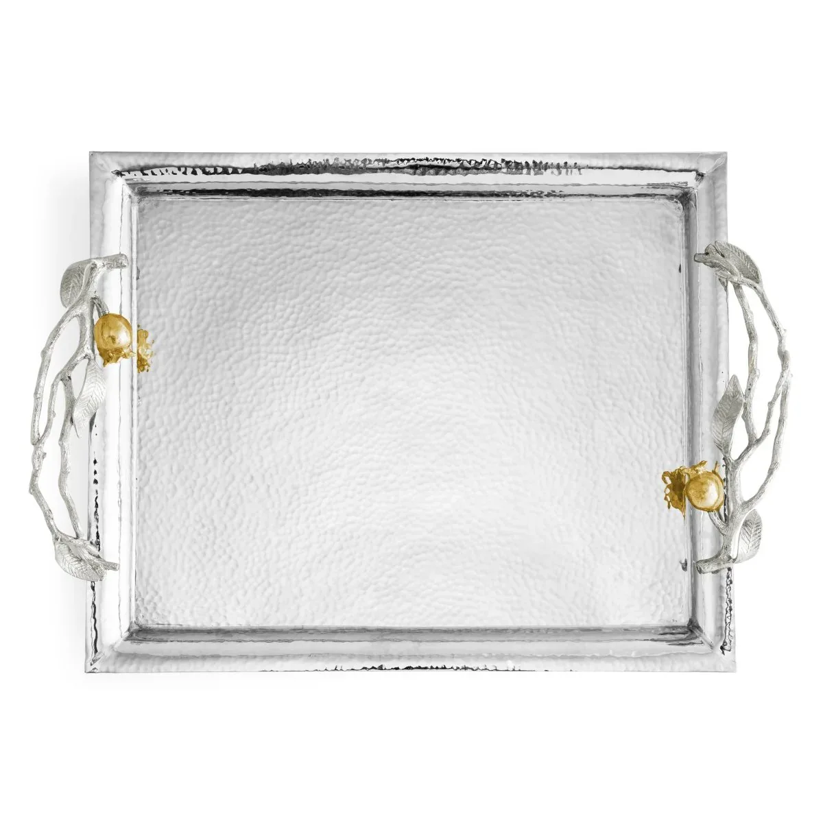 Pomegranate Silver & Gold Serving Tray - Image 6