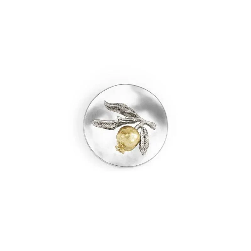 Pomegranate Silver & Gold Scented Candle, 8 oz. - Image 4